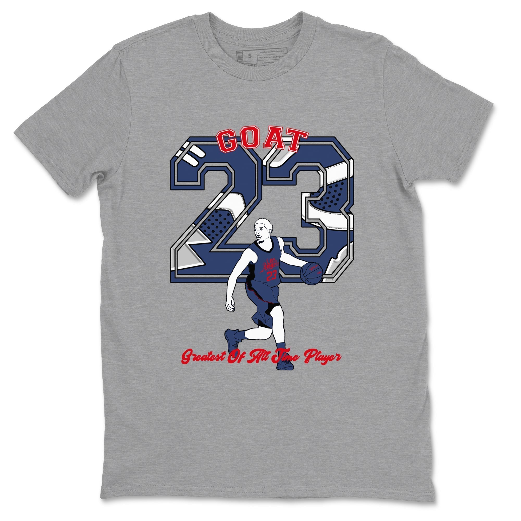 Goat Player snkmatch Tees - Air Jordan 6 White And Midnight Navy