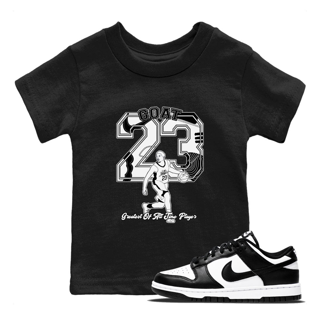 Goat Player snkmatch Tees Kids - Dunk Panda