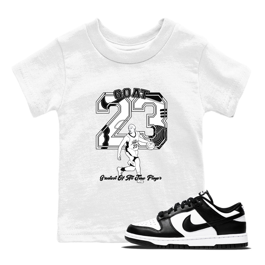 Goat Player snkmatch Tees Kids - Dunk Panda
