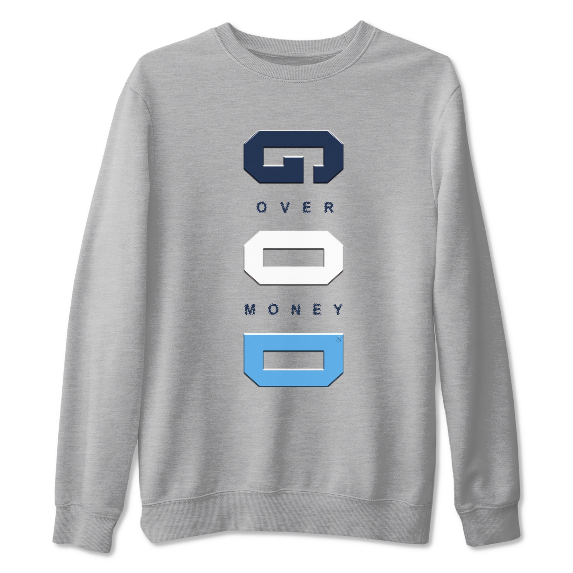 God Over Money snkmatch Tees - Air Jordan 1 Low OG Obsidian