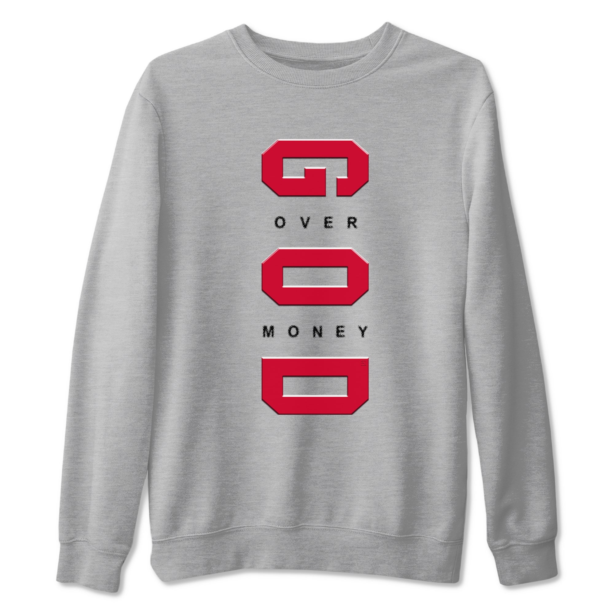 God Over Money snkmatch Tees - Air Jordan 12 Flu Game