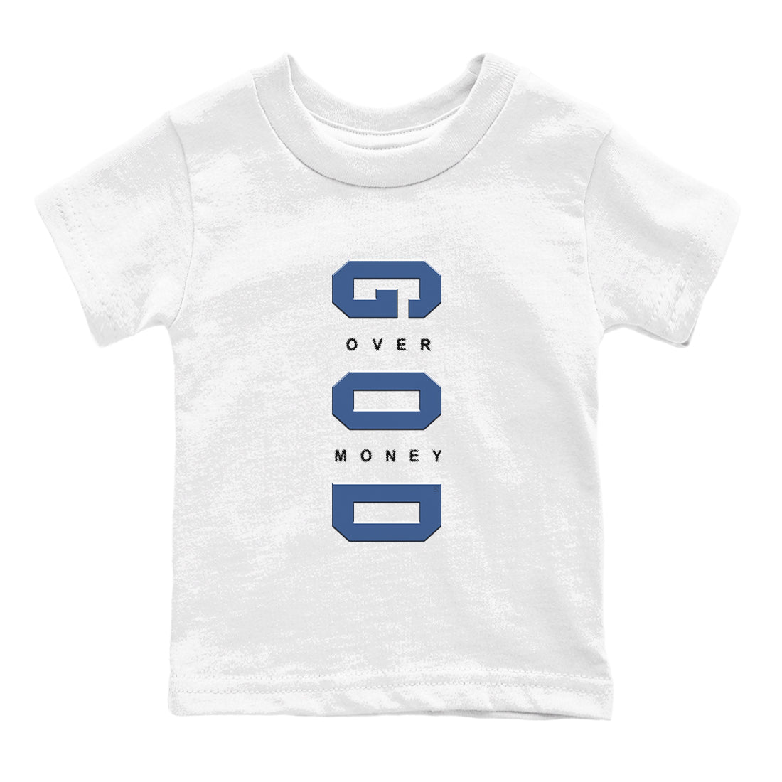 God Over Money snkmatch Tees Kids - Air Jordan 3 A Ma Maniere x Diffused Blue