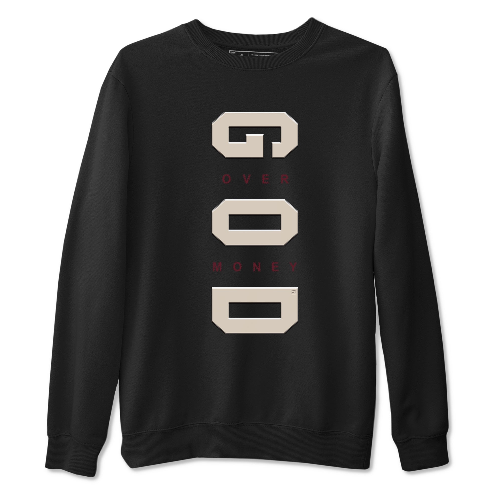God Over Money snkmatch Tees - Air Jordan 4 A Ma Maniere x Fossil Stone