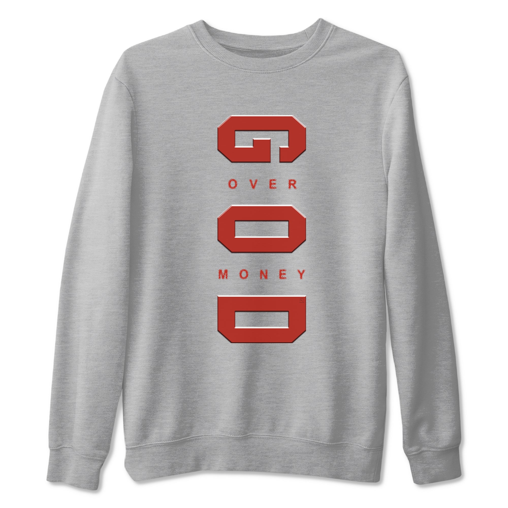 God Over Money snkmatch Tees - Air Jordan 4 Brick By Brick