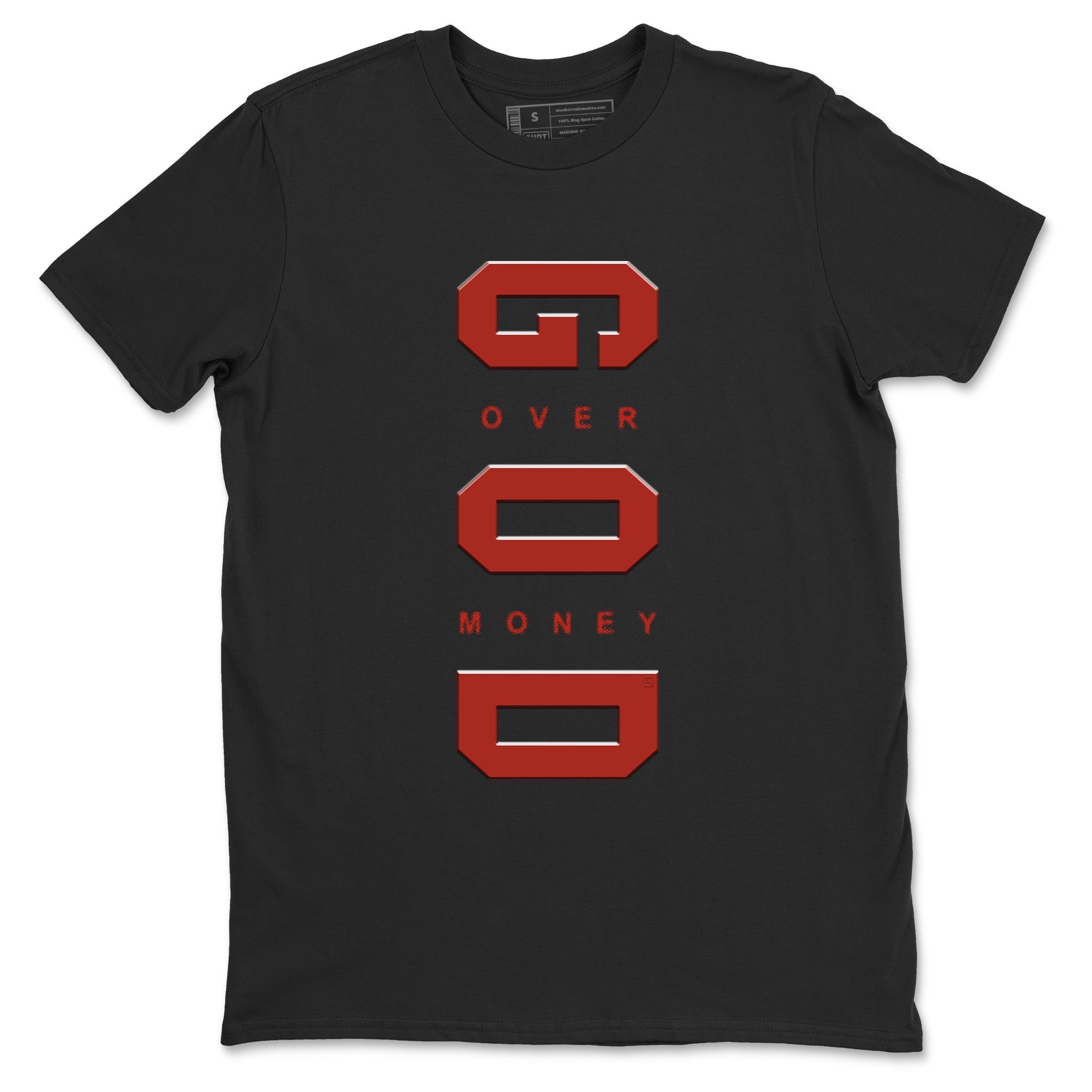 God Over Money snkmatch Tees - Air Jordan 4 Brick By Brick