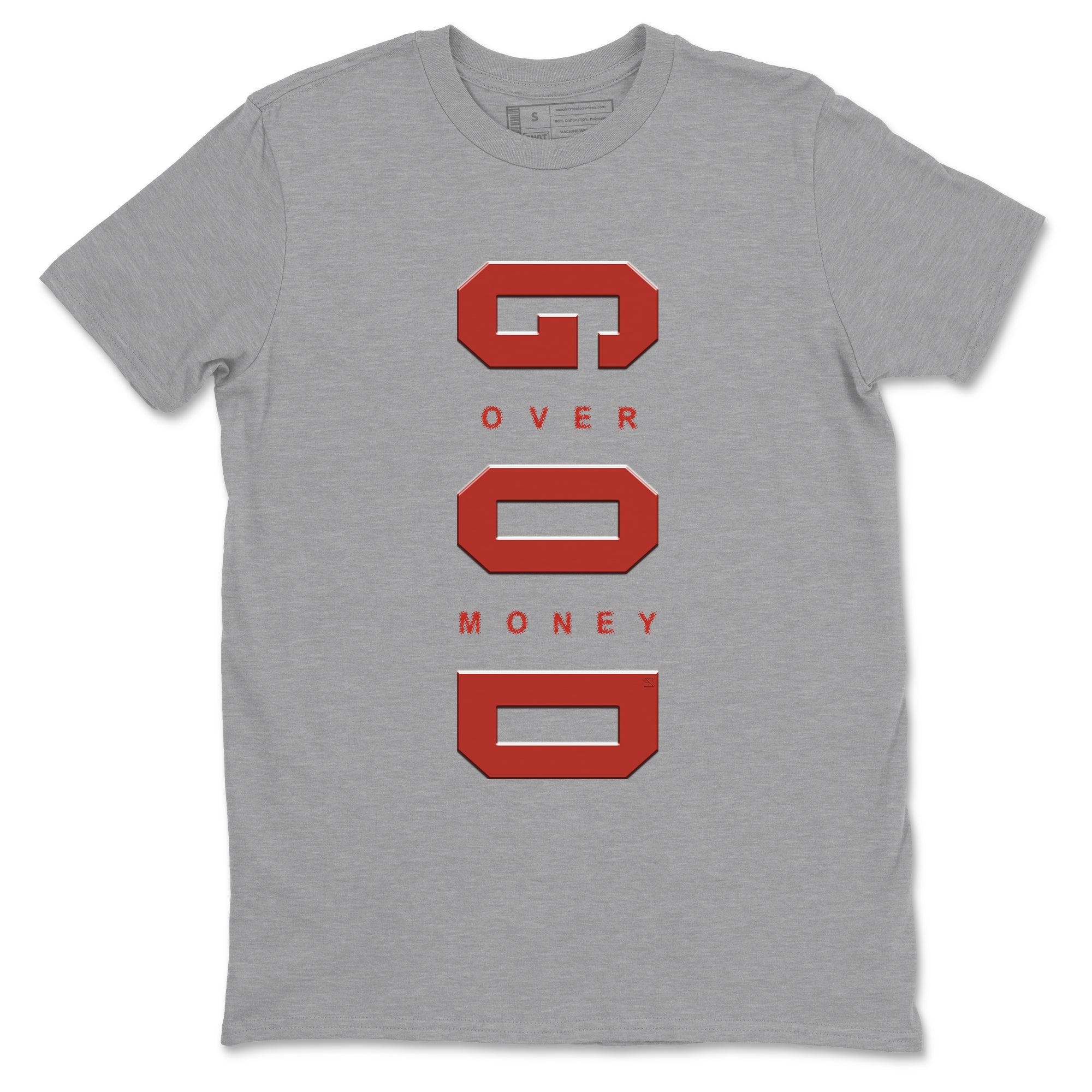 God Over Money snkmatch Tees - Air Jordan 4 Brick By Brick