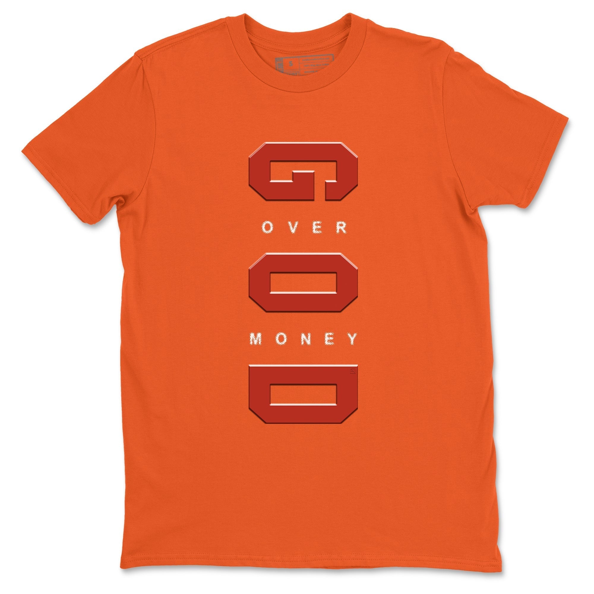 God Over Money snkmatch Tees - Air Jordan 4 Brick By Brick