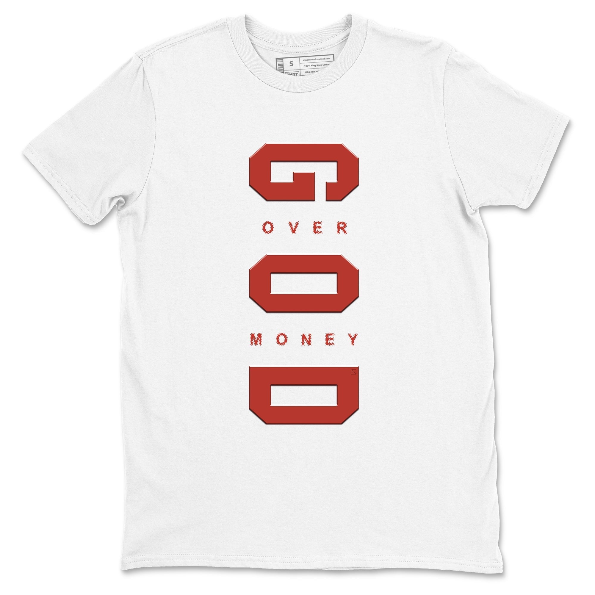 God Over Money snkmatch Tees - Air Jordan 4 Brick By Brick