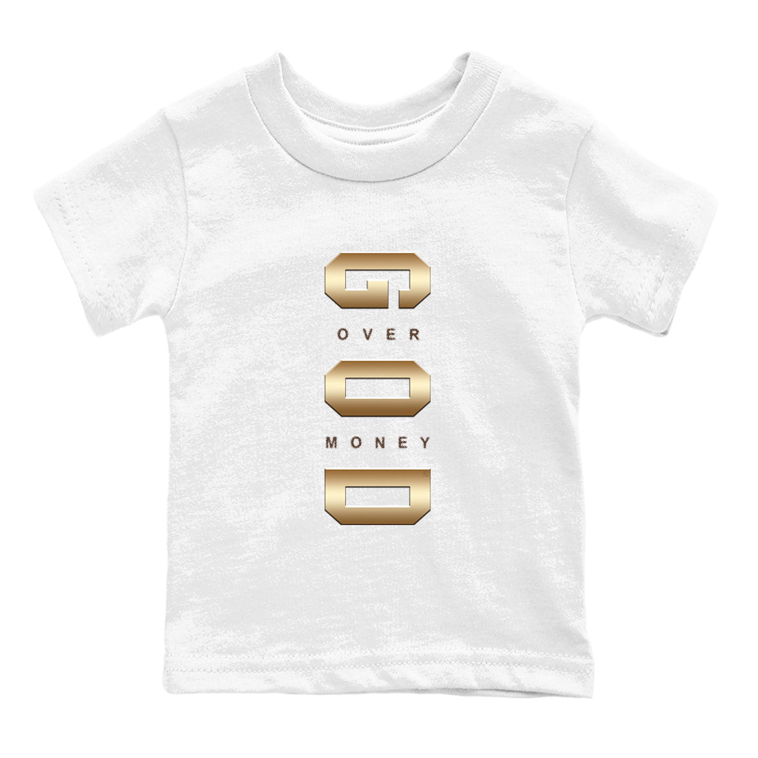 God Over Money snkmatch Tees Kids - Air Jordan 5 Golden Ticket