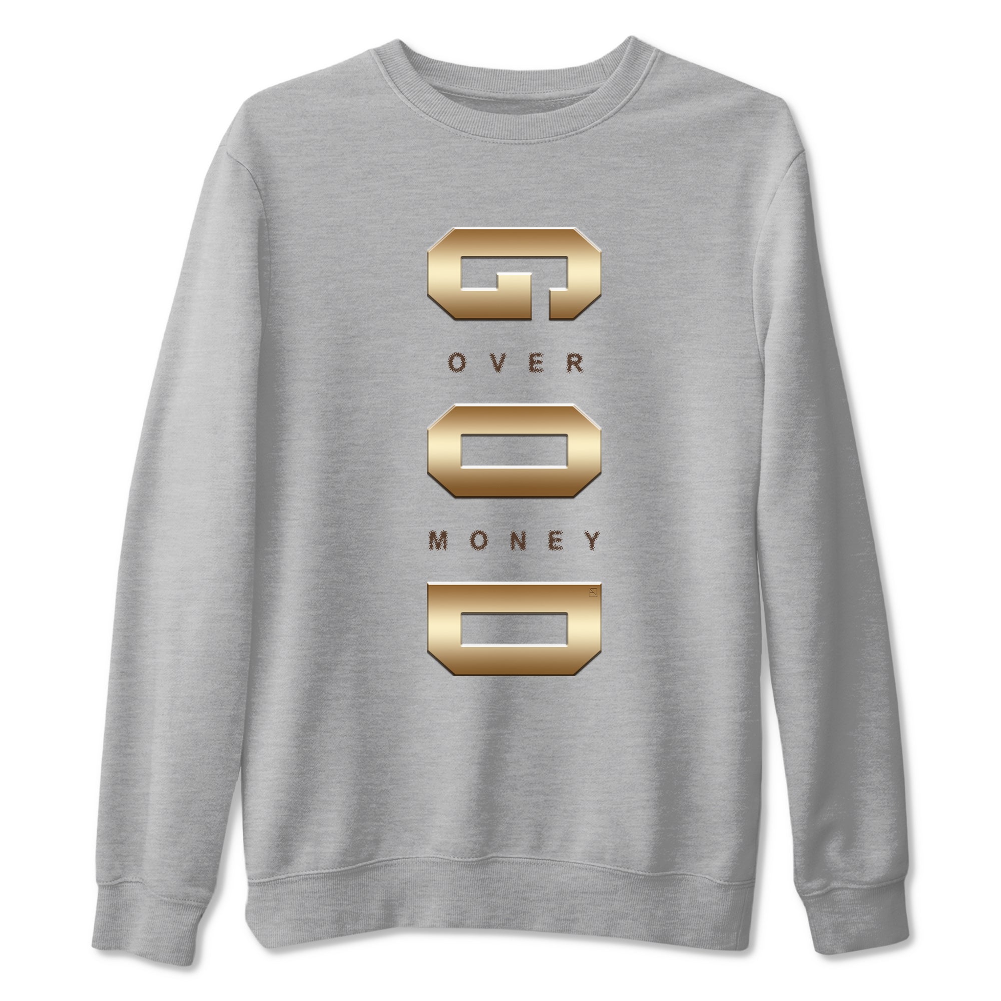God Over Money snkmatch Tees - Air Jordan 5 Golden Ticket