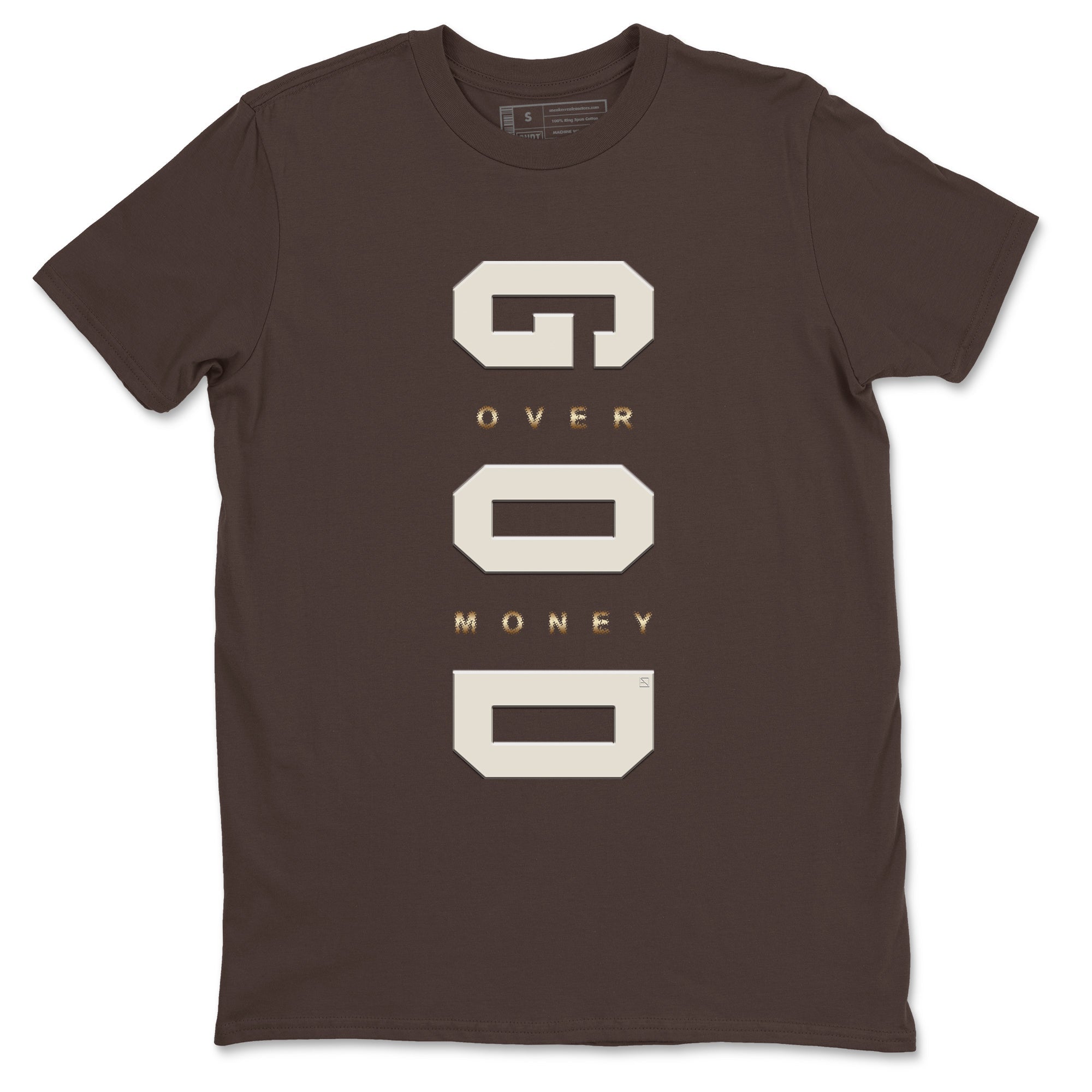 God Over Money snkmatch Tees - Air Jordan 5 Golden Ticket