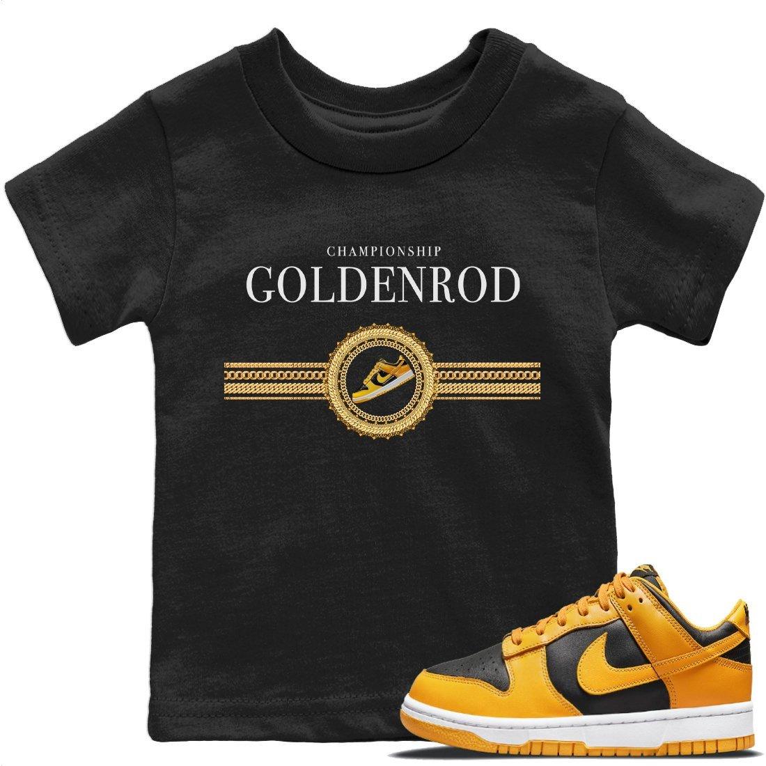 Gold Chains Kids Tops - Dunk Championship Goldenrod