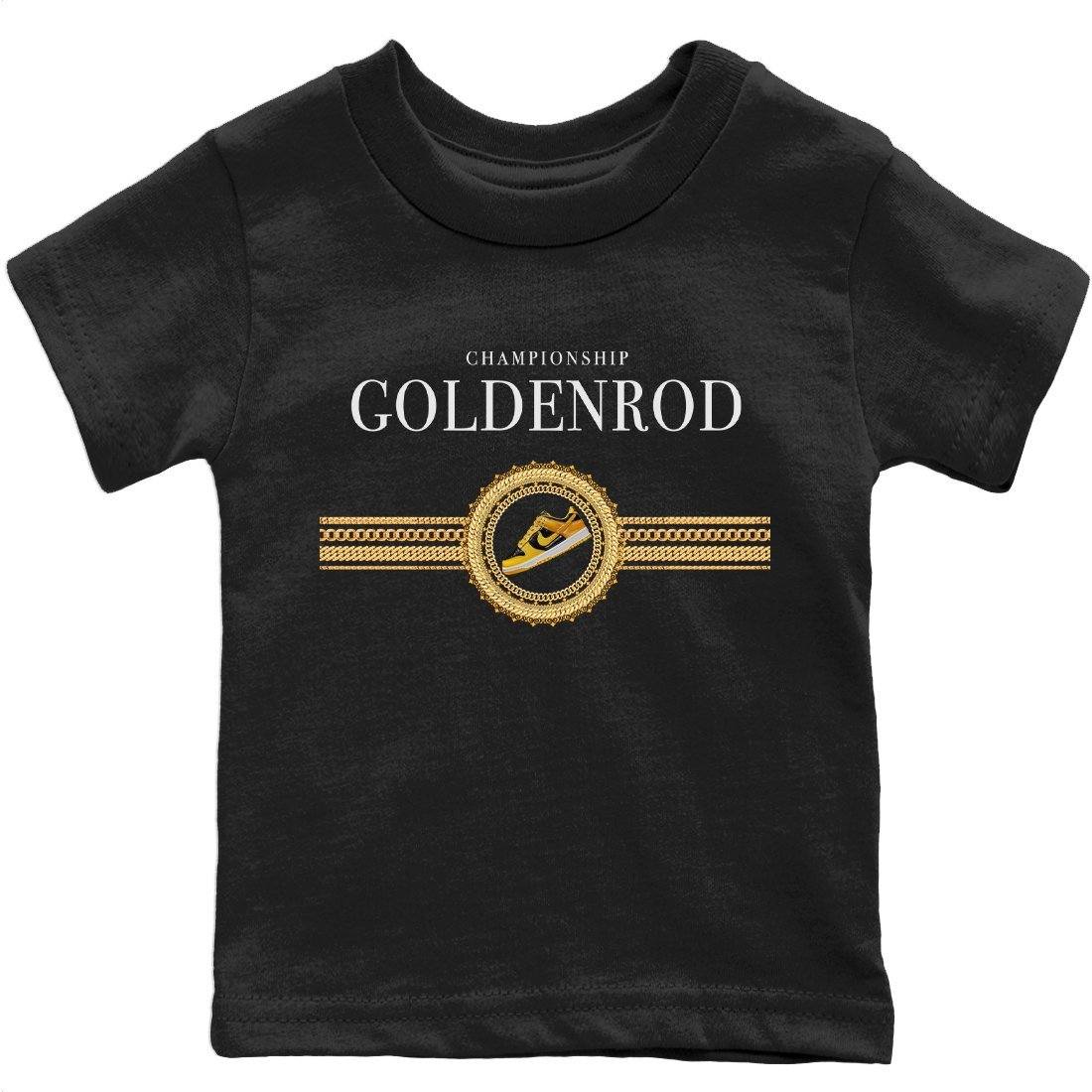 Gold Chains Kids Tops - Dunk Championship Goldenrod