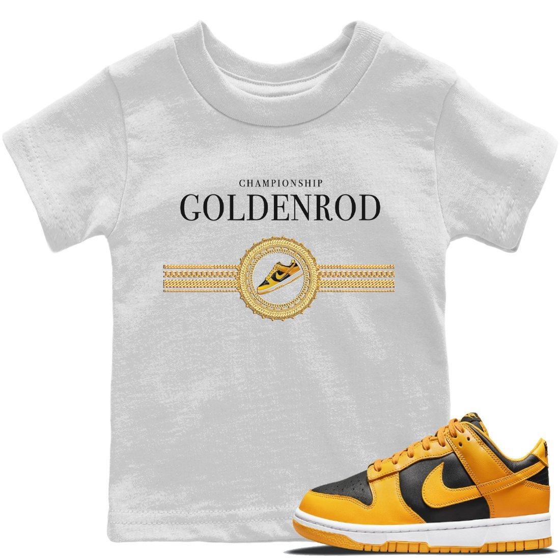 Gold Chains Kids Tops - Dunk Championship Goldenrod