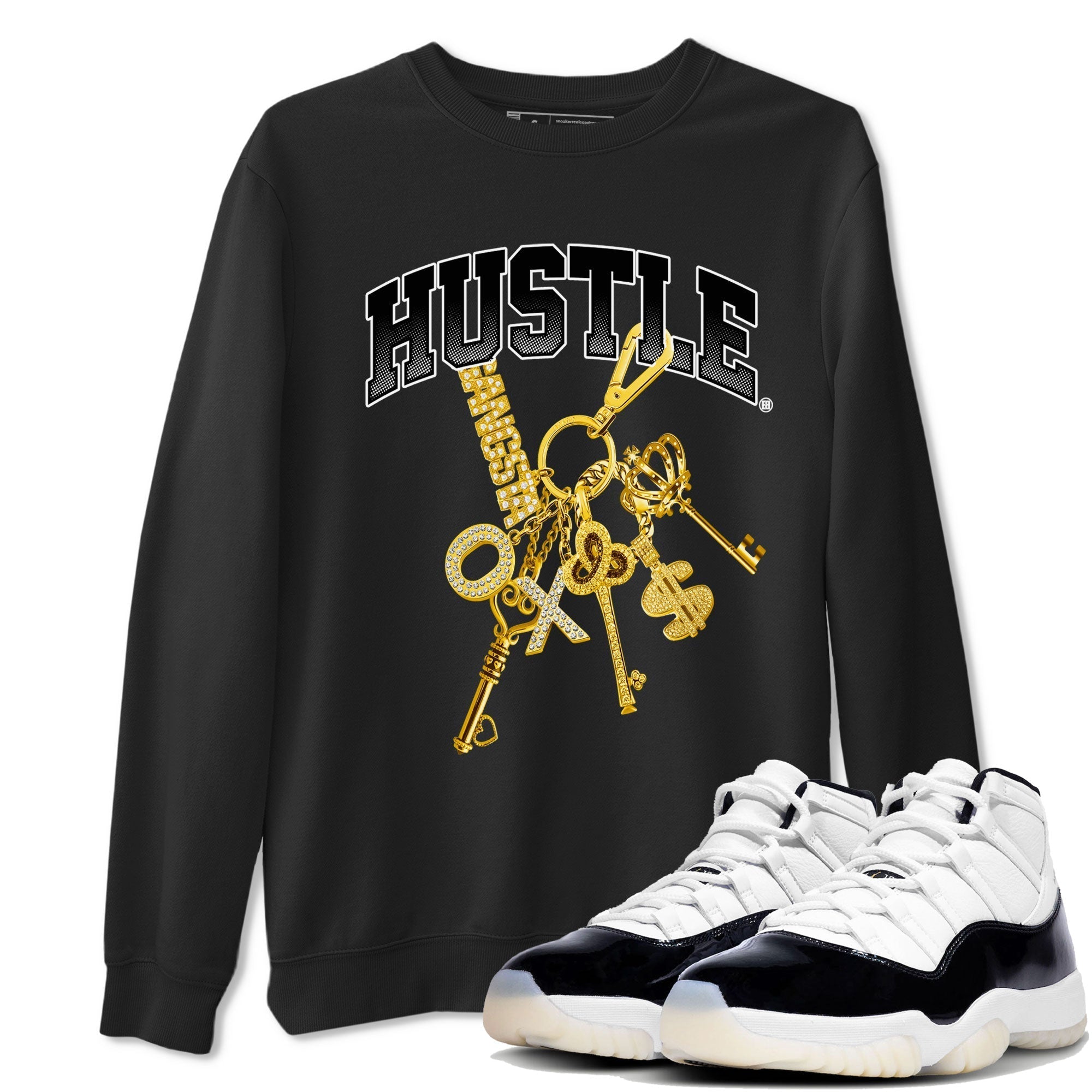 Gold Hustle snkmatch Tee - Air Jordan 11 Gratitude