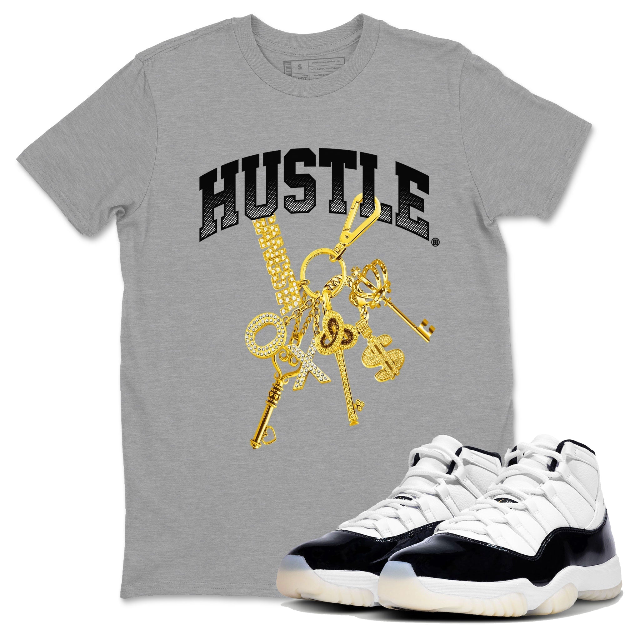 Gold Hustle snkmatch Tee - Air Jordan 11 Gratitude