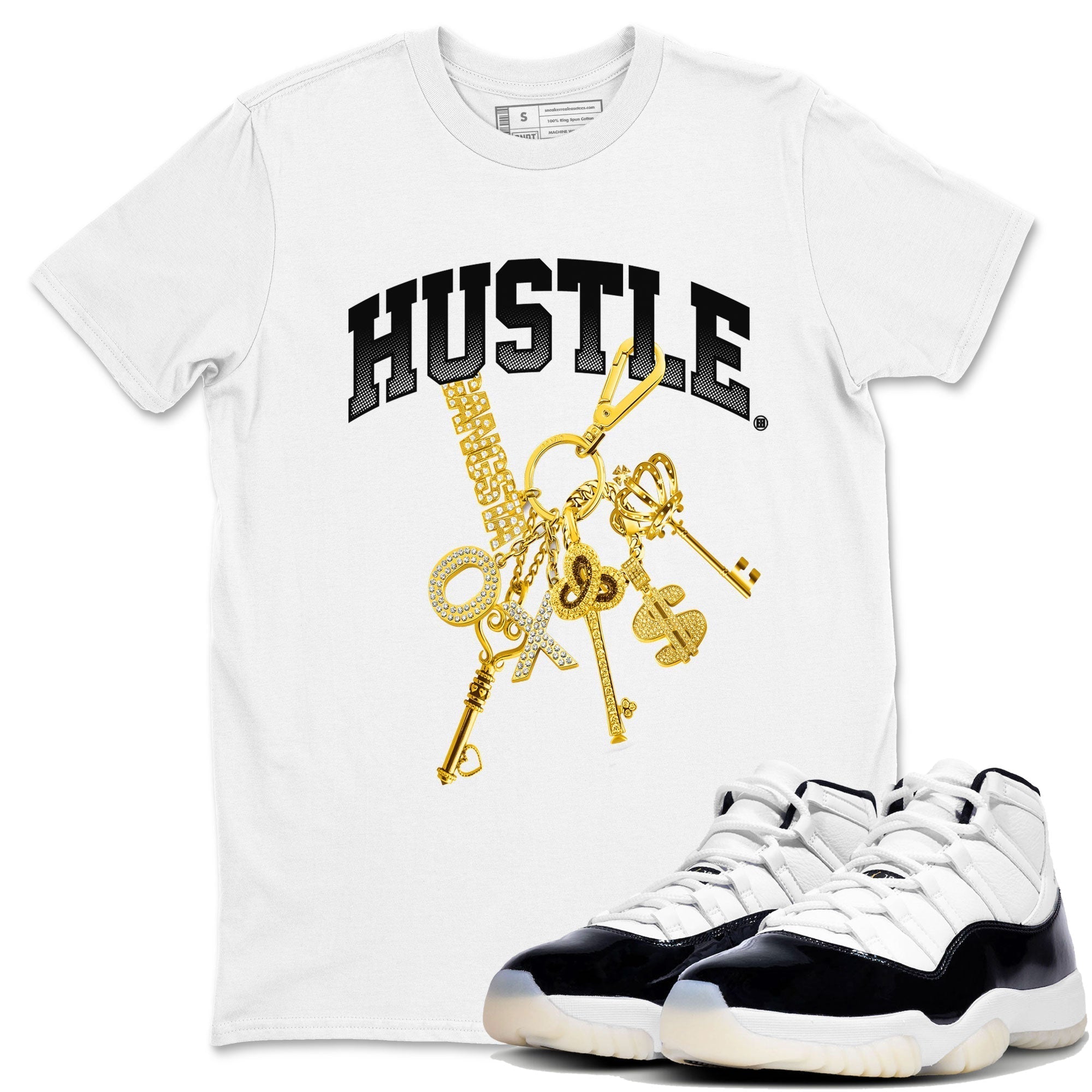 Gold Hustle snkmatch Tee - Air Jordan 11 Gratitude