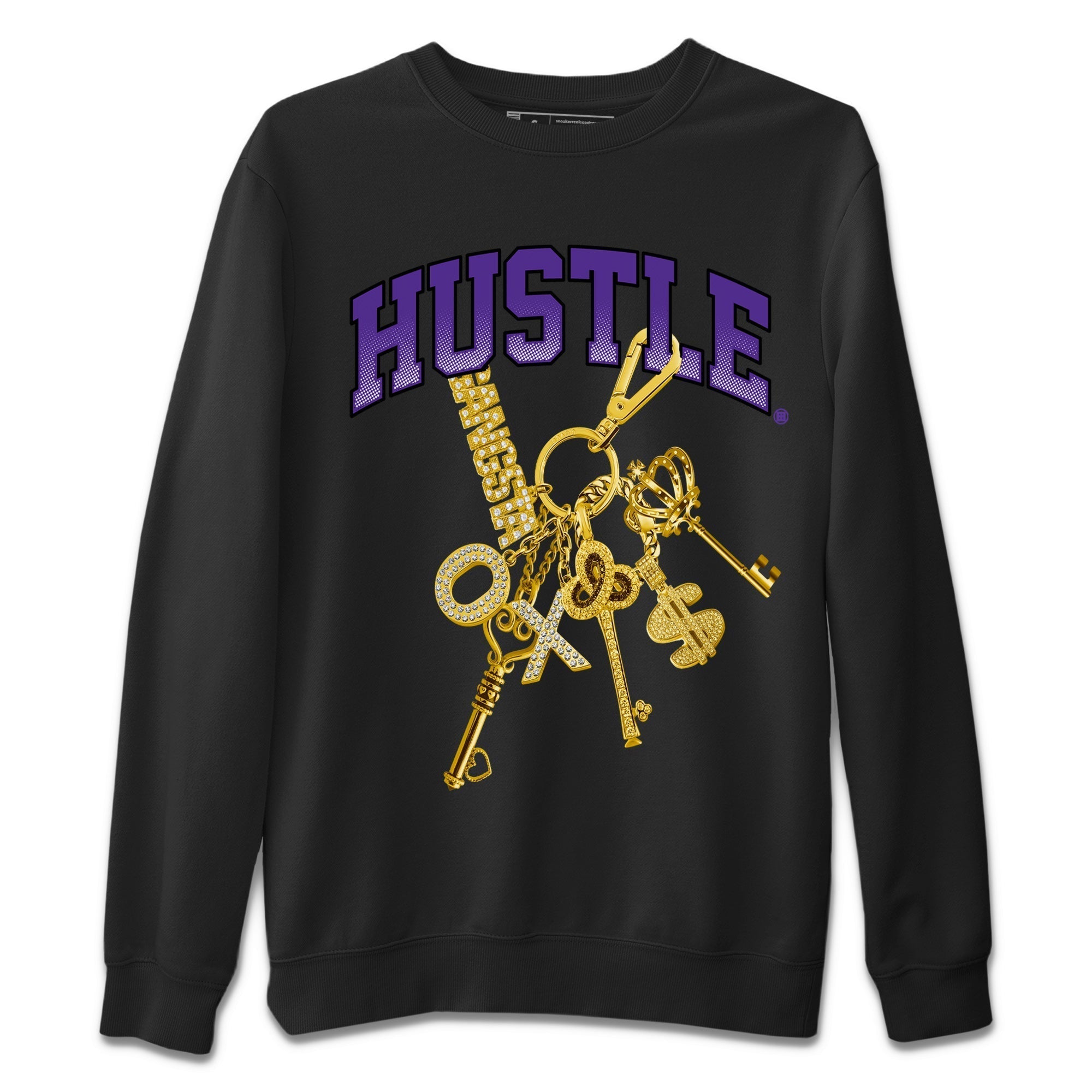 Gold Hustle Unisex Tops - Air Jordan 12 Field Purple