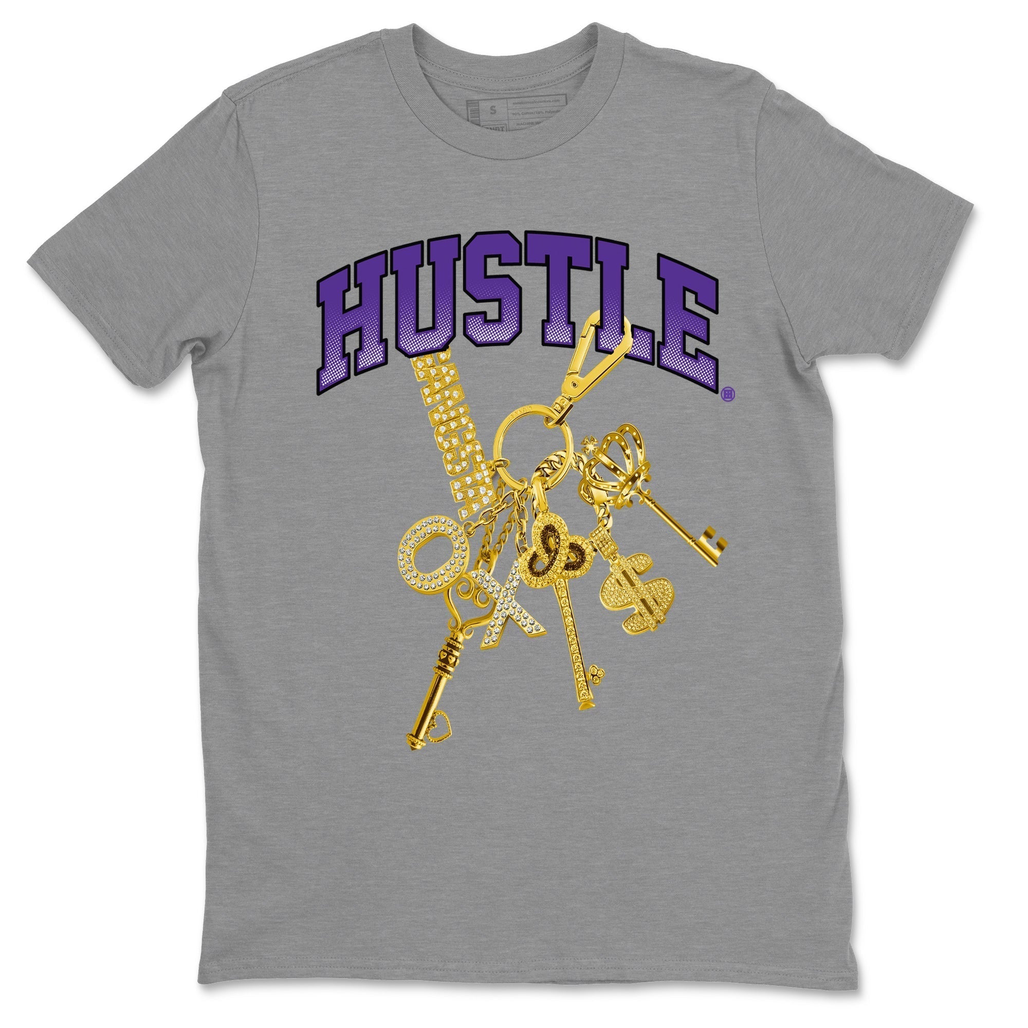 Gold Hustle Unisex Tops - Air Jordan 12 Field Purple
