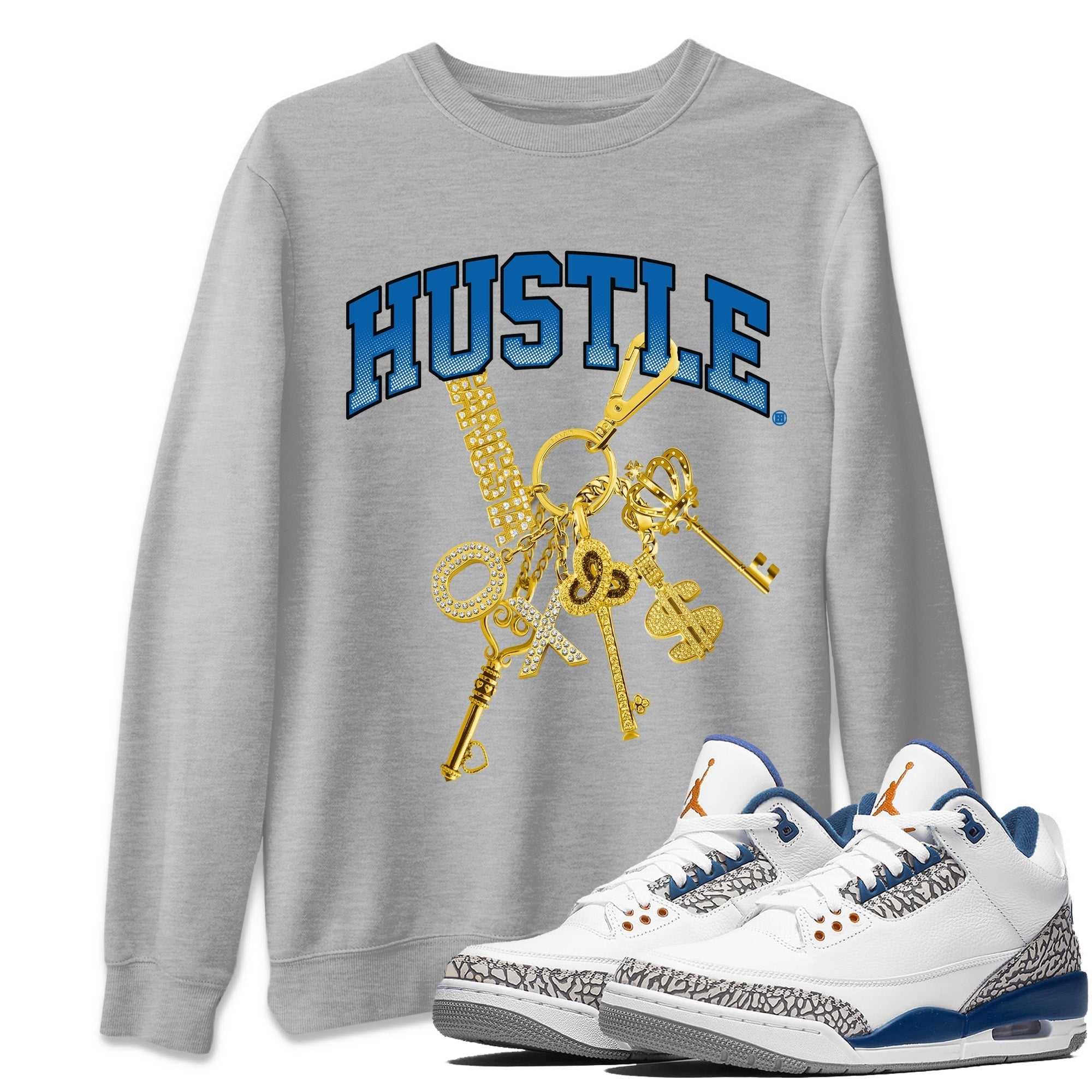 Gold Hustle Unisex Tops - Air Jordan 3 Wizards