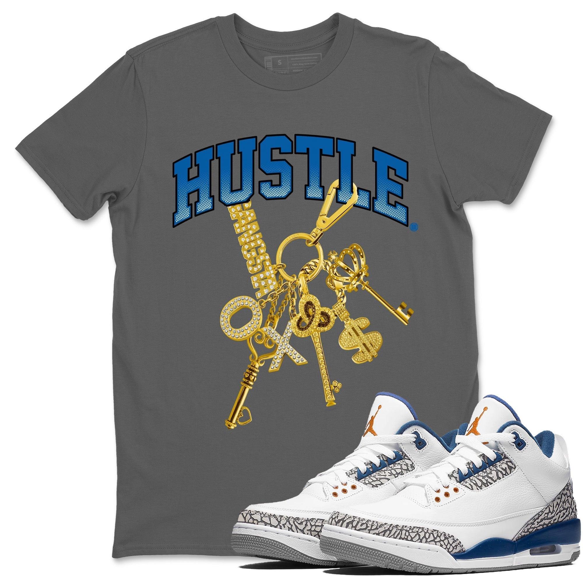 Gold Hustle Unisex Tops - Air Jordan 3 Wizards