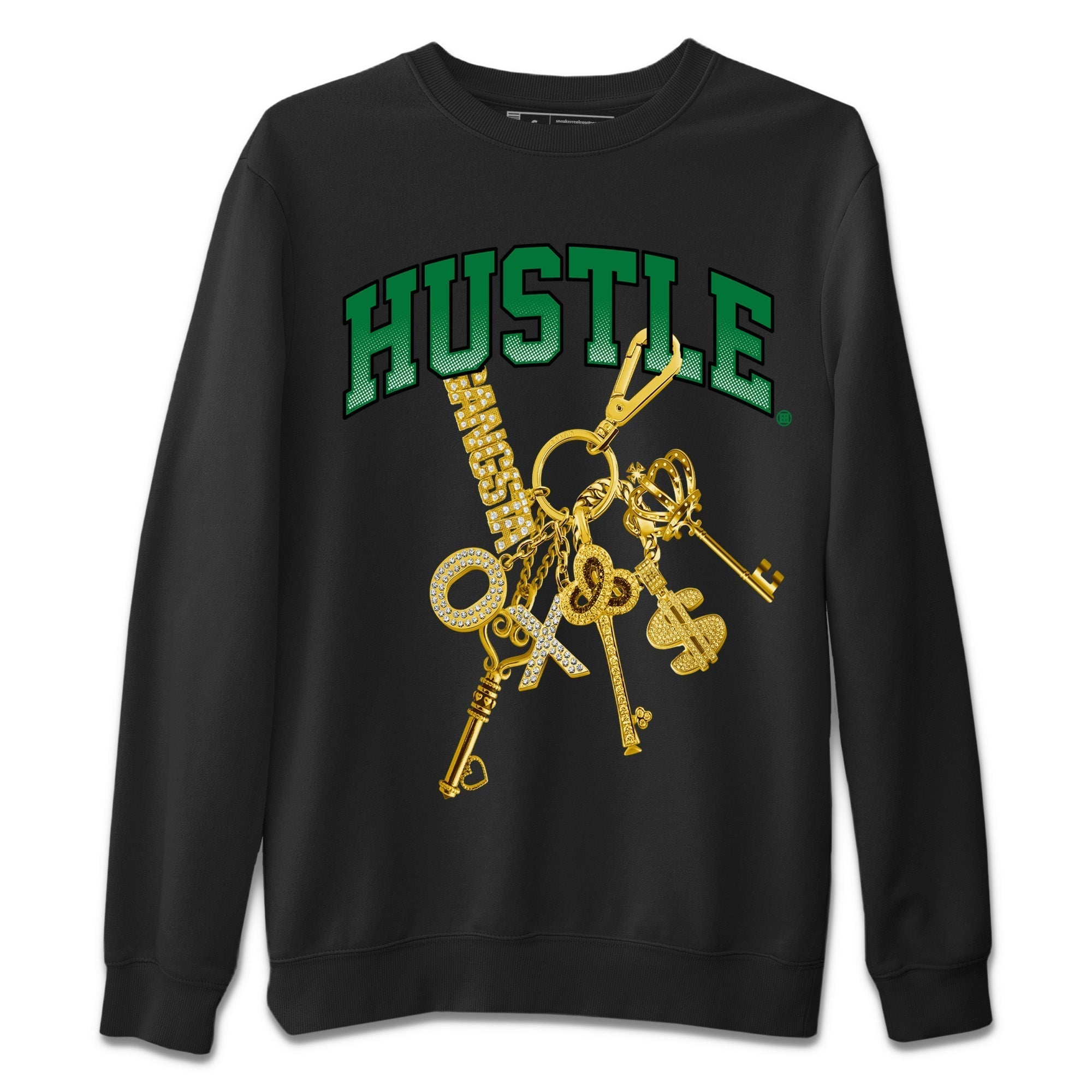 Gold Hustle Unisex Tops - Air Jordan 4 Pine Green