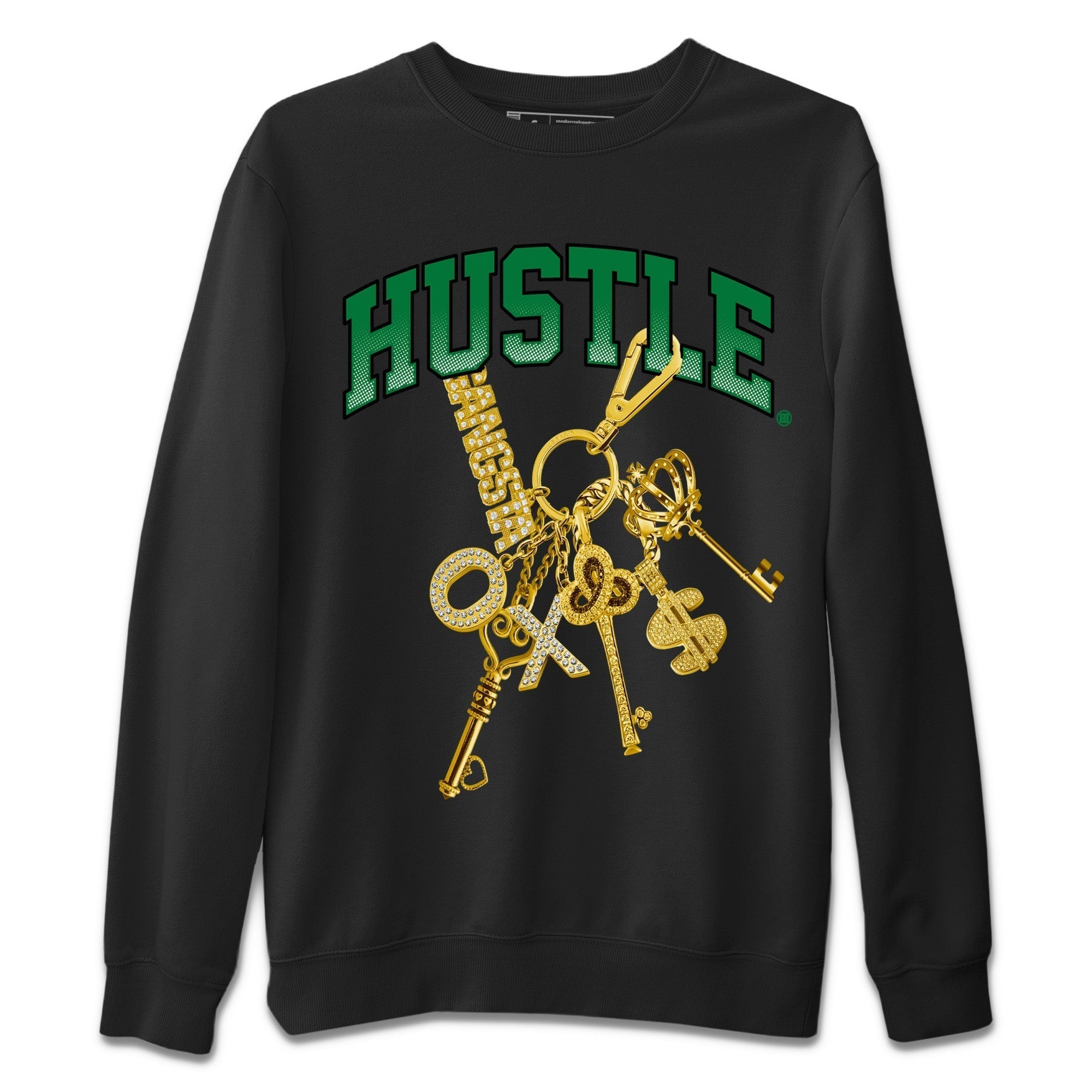 Gold Hustle Unisex Tops - Air Jordan 4 Pine Green SB