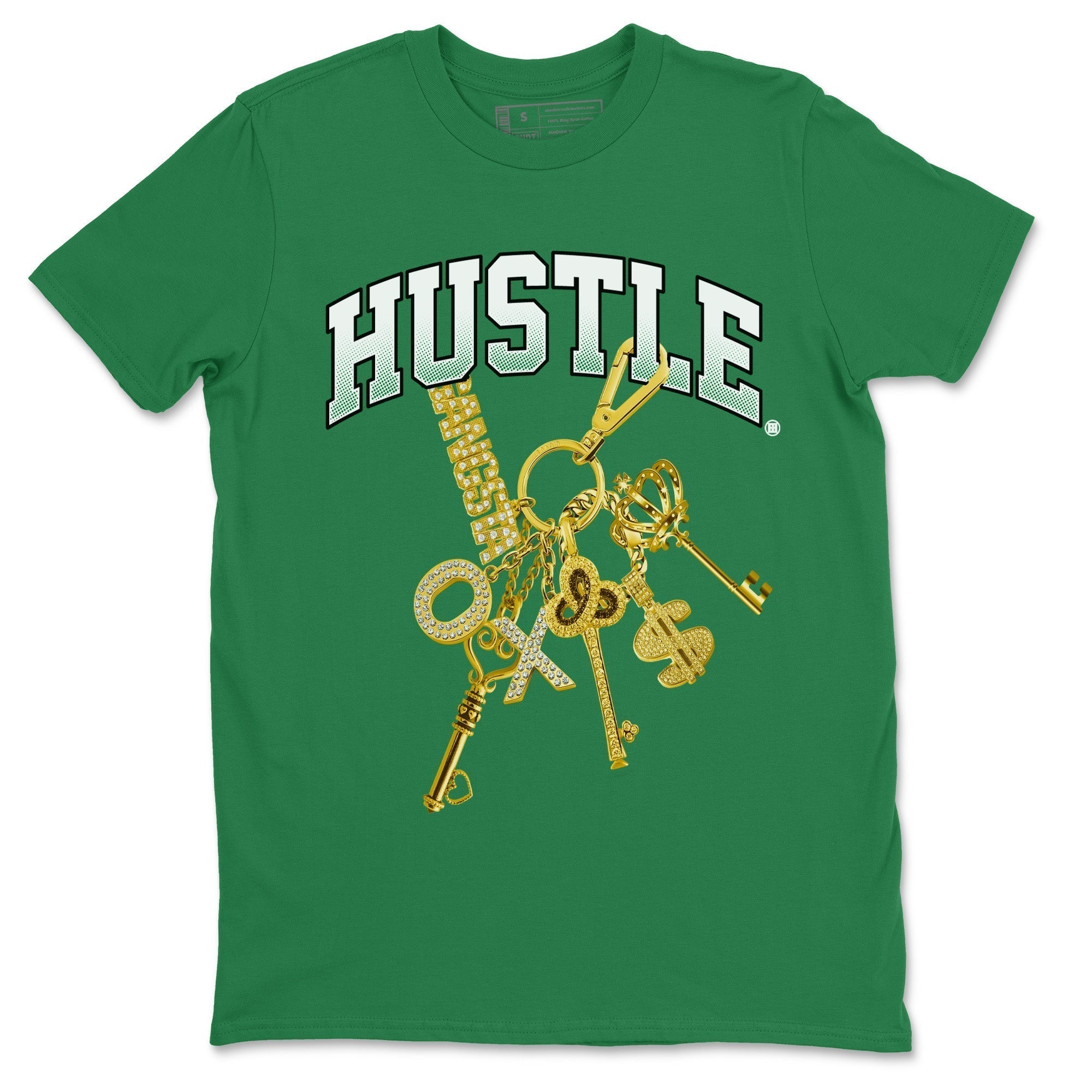 Gold Hustle Unisex Tops - Air Jordan 4 Pine Green SB