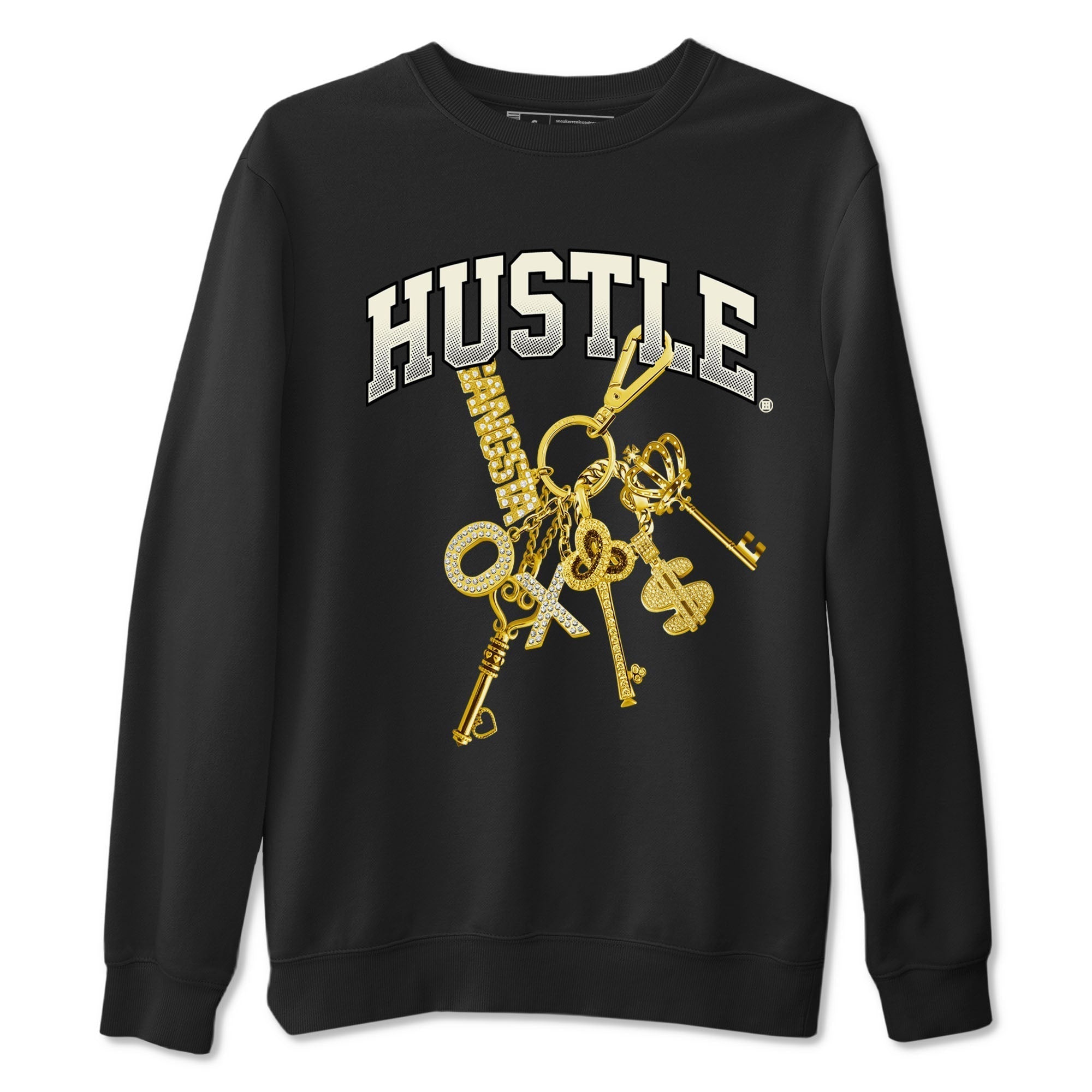 Gold Hustle snkmatch Tees - Air Jordan 4 Sail 2024