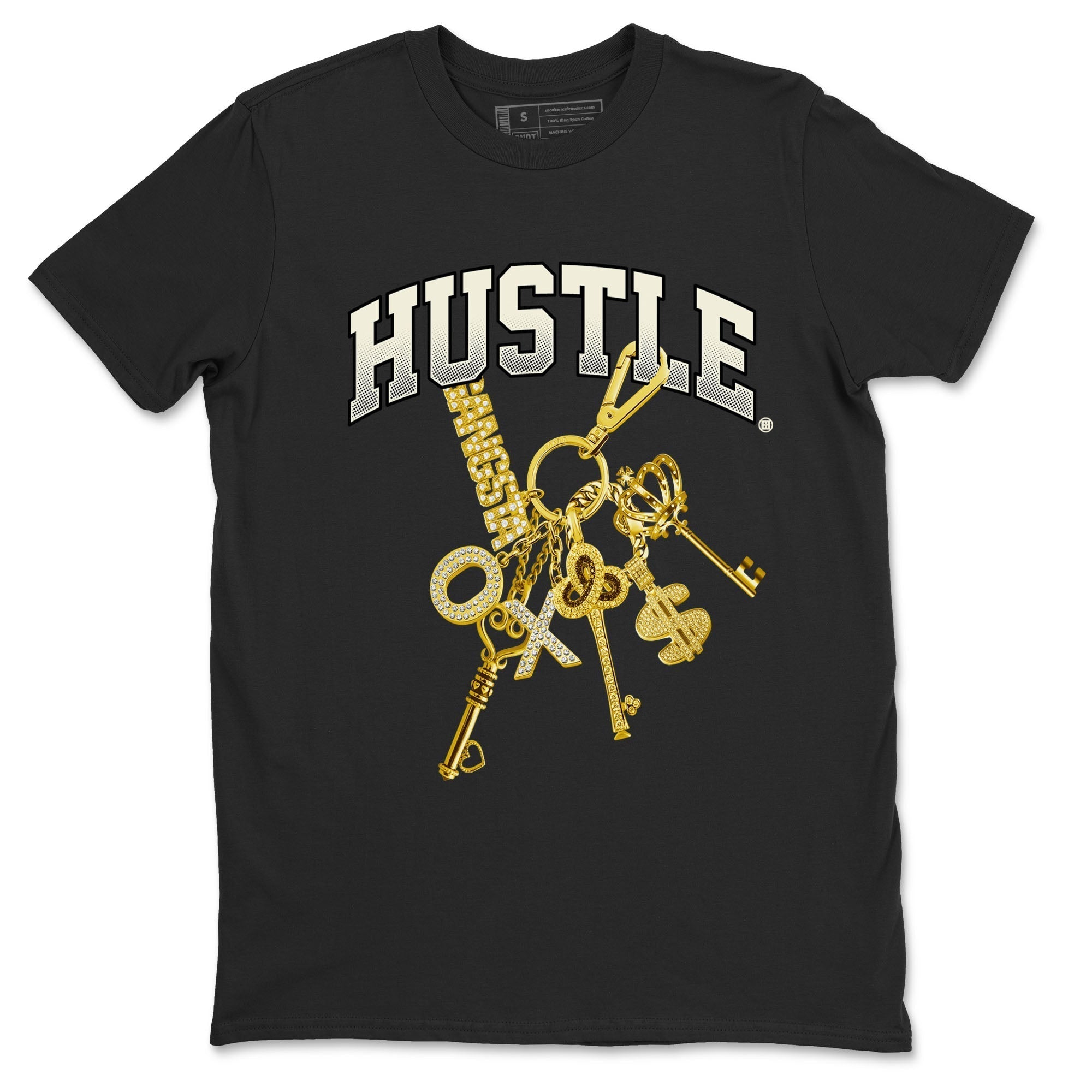 Gold Hustle snkmatch Tees - Air Jordan 4 Sail 2024