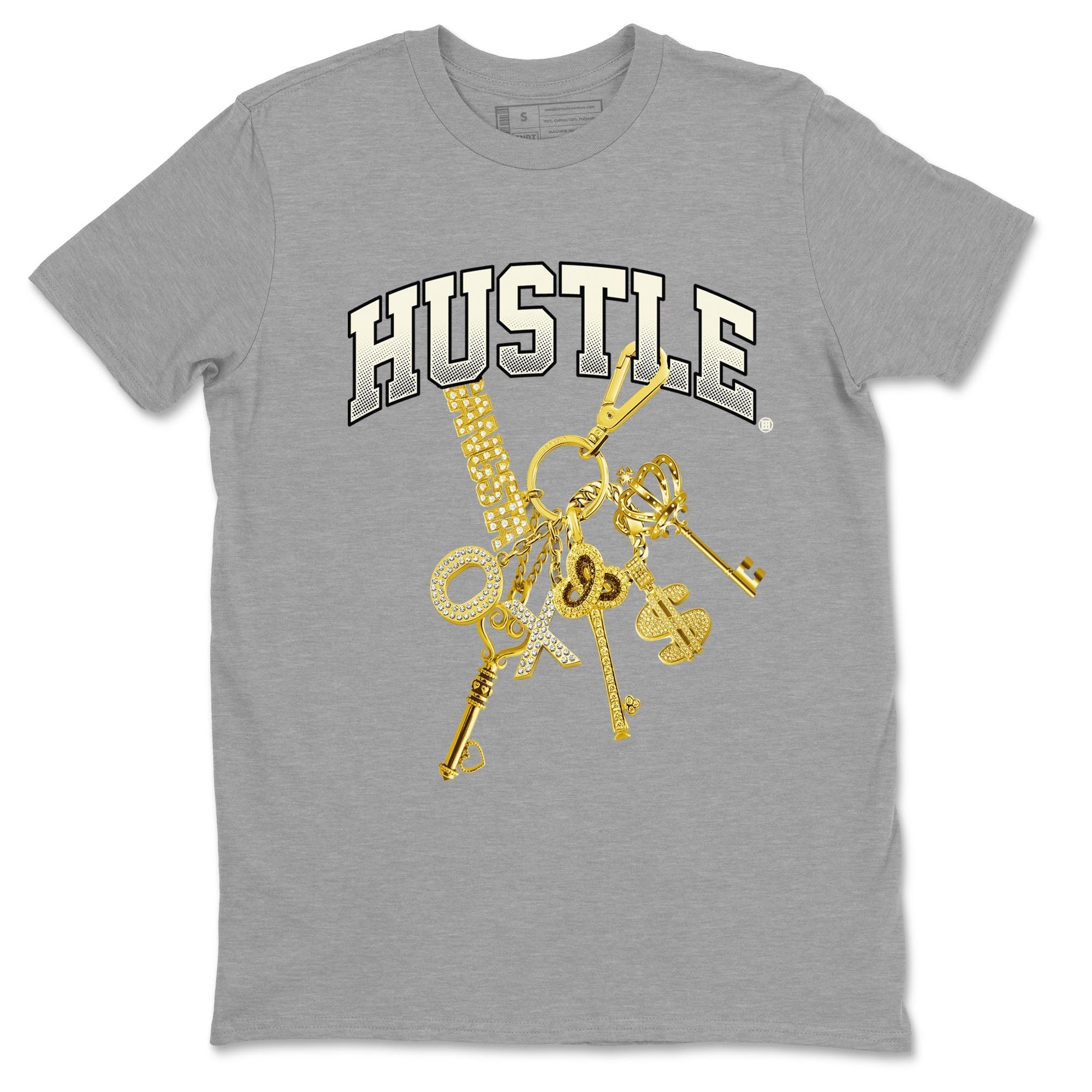 Gold Hustle snkmatch Tees - Air Jordan 4 Sail 2024