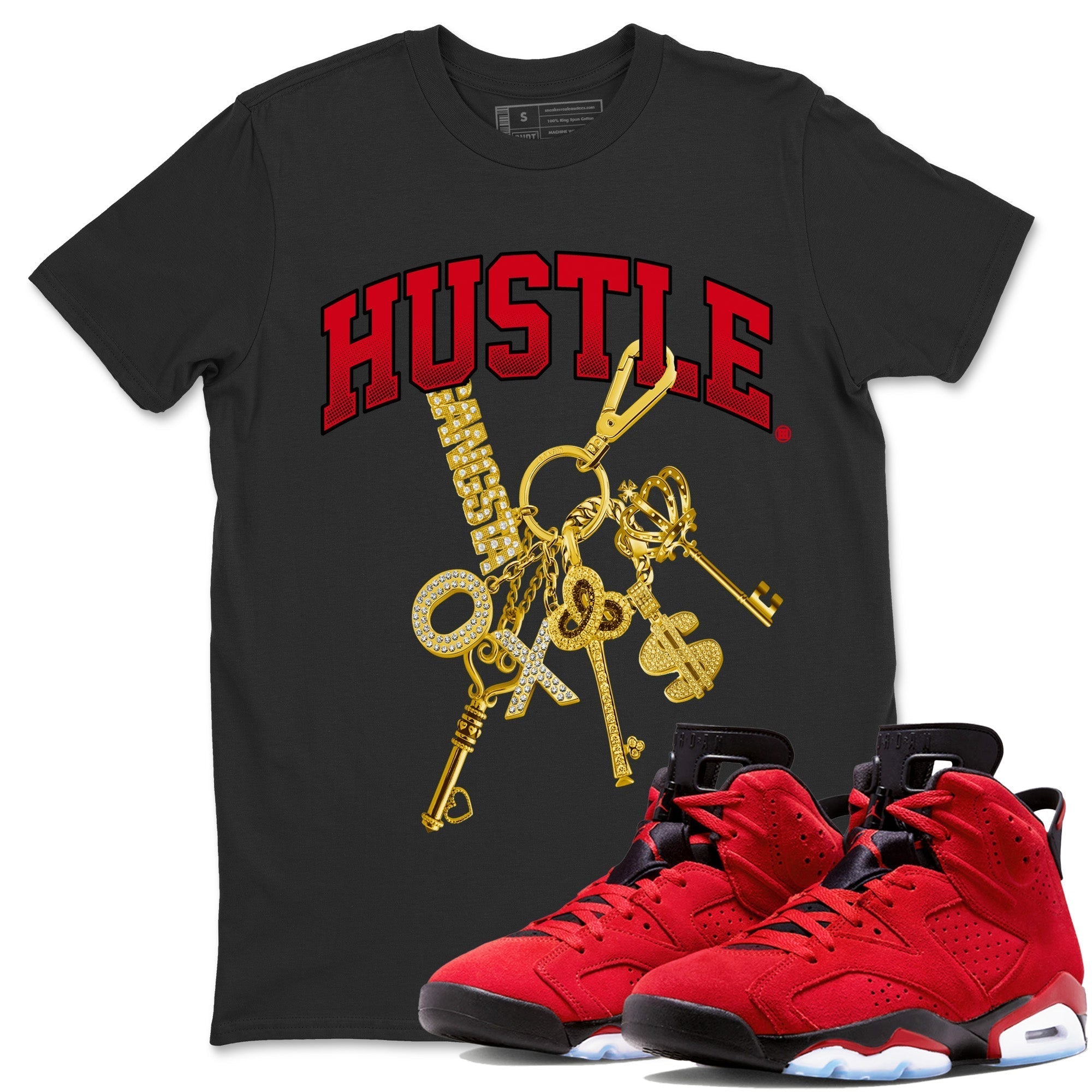 Gold Hustle Unisex Tops - Air Jordan 6 Toro Bravo