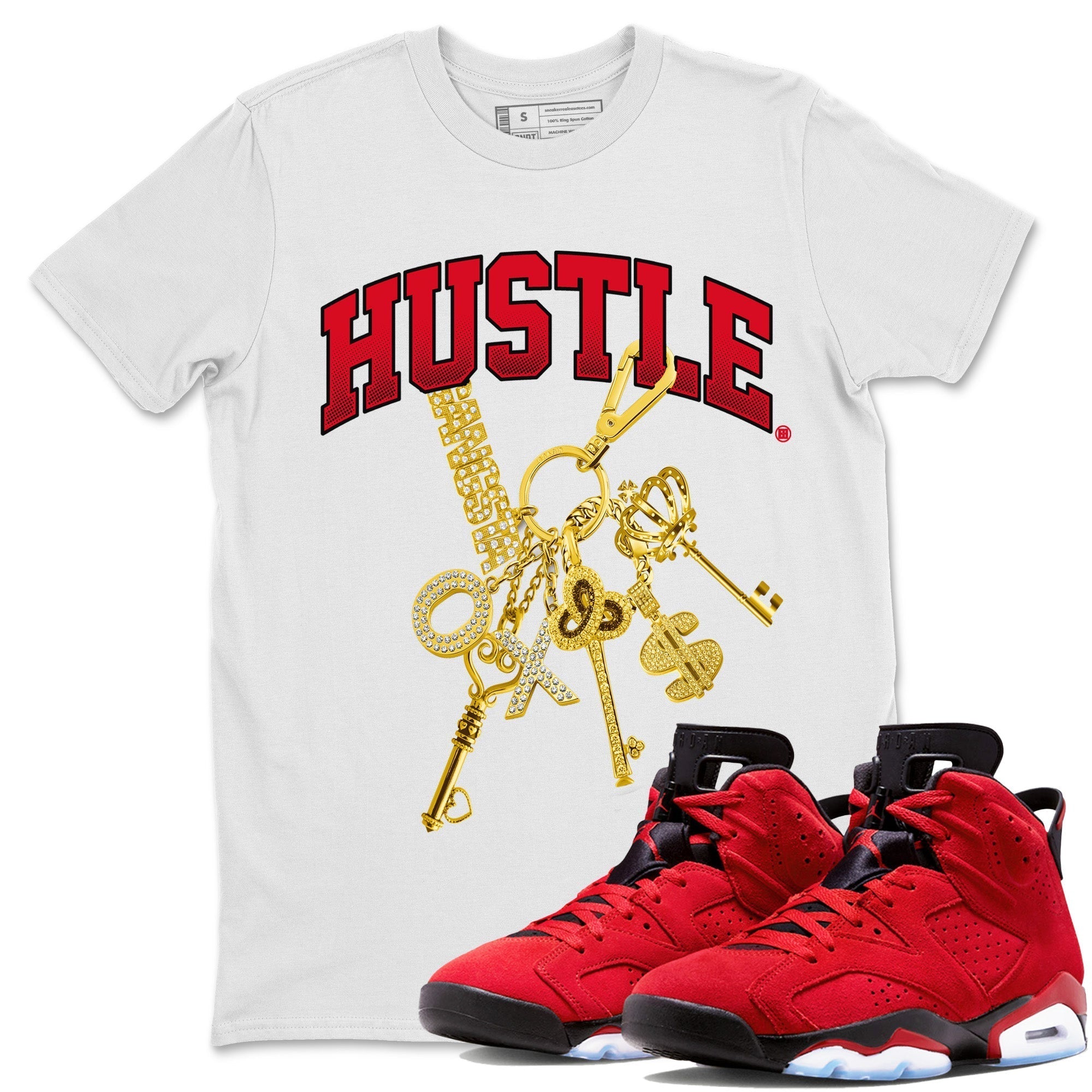 Gold Hustle Unisex Tops - Air Jordan 6 Toro Bravo