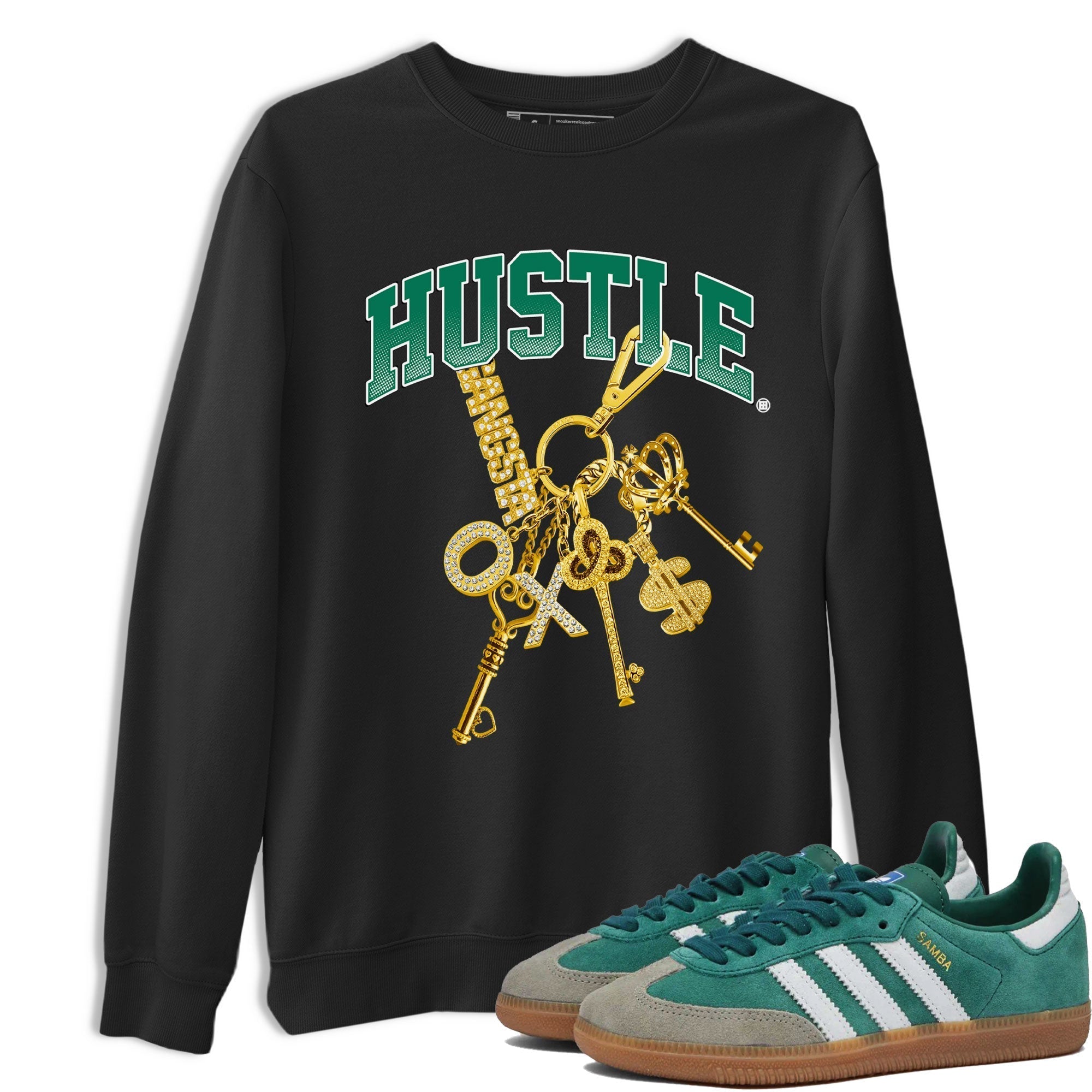 Gold Hustle snkmatch Tee - Samba Collegiate Green Gum