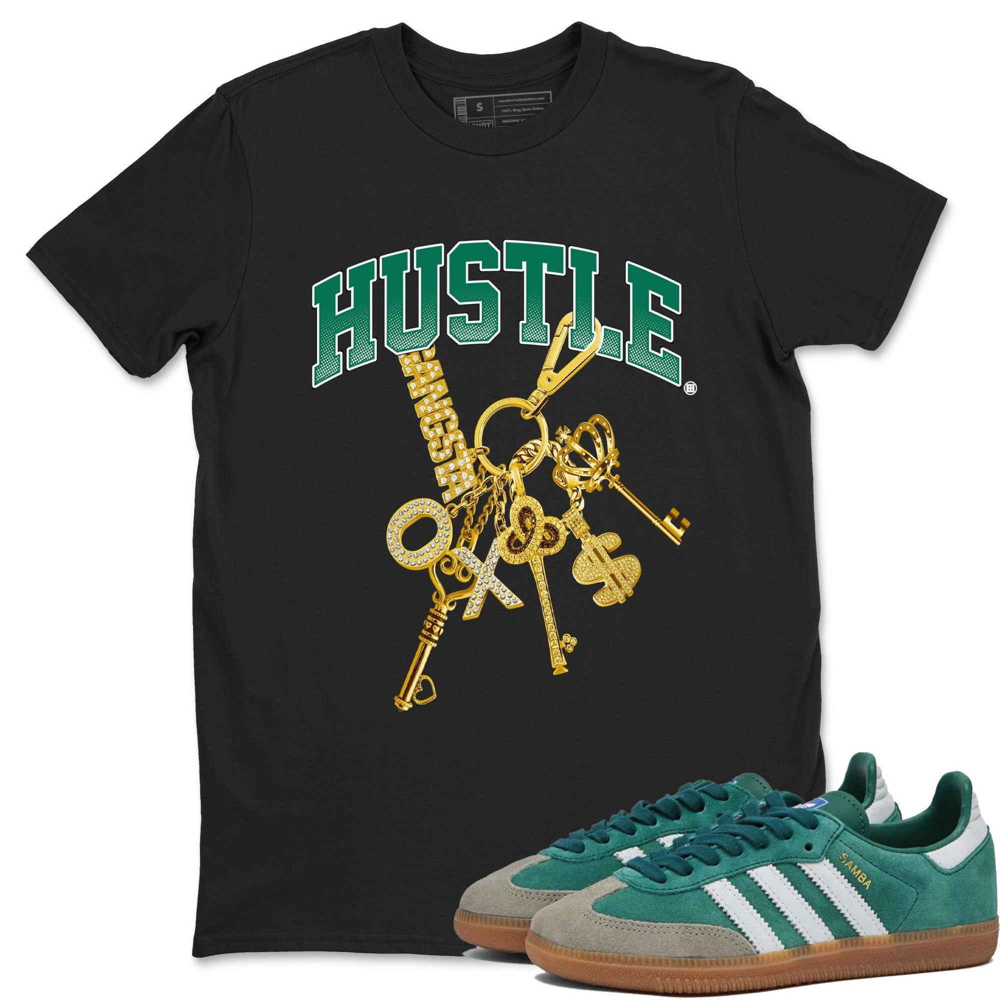 Gold Hustle snkmatch Tee - Samba Collegiate Green Gum