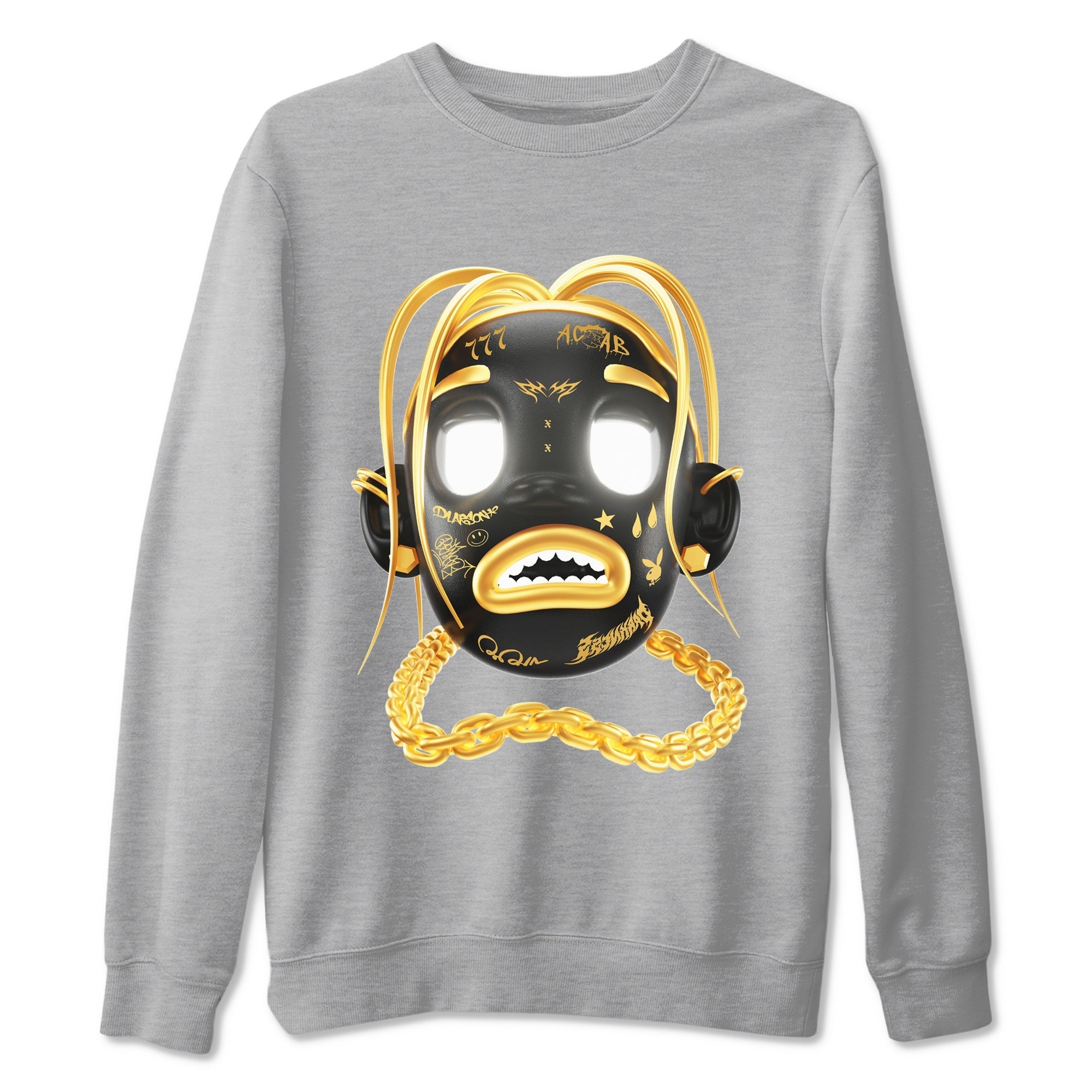 Goosebumps Boy snkmatch Tees - Air Jordan 1 Black Metallic Gold
