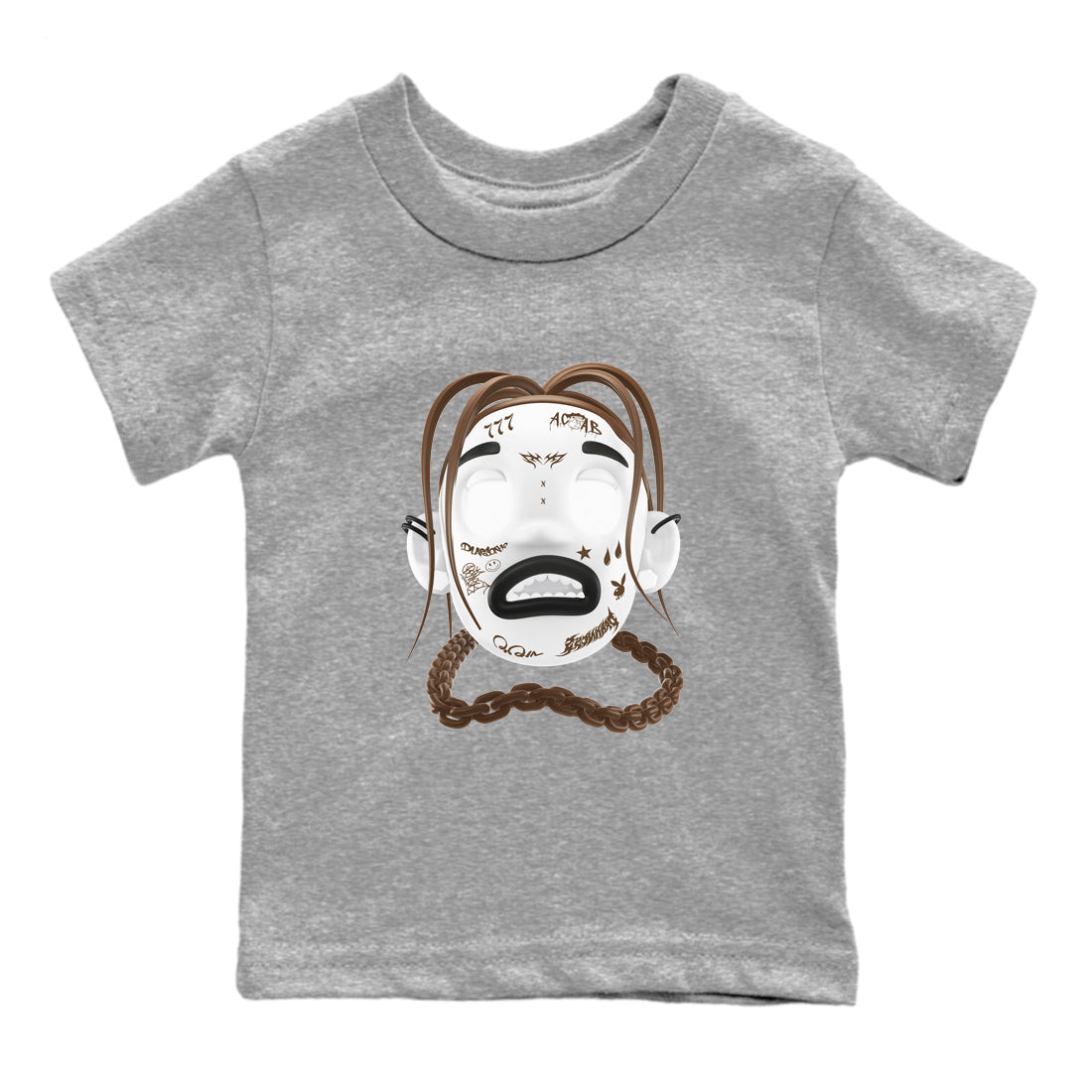 Goosebumps Boy snkmatch Tees Kids - Air Jordan 1 Mocha