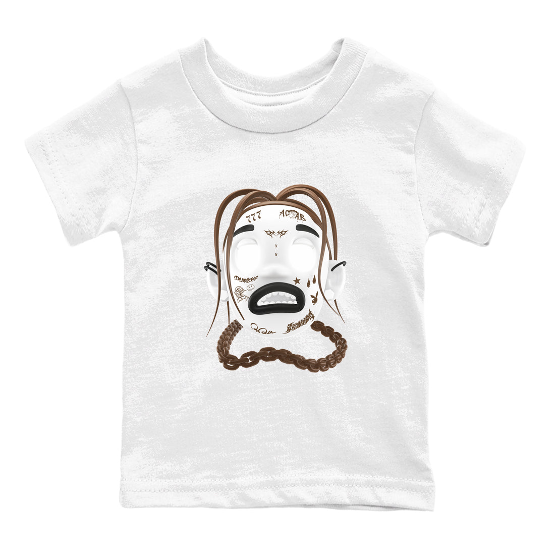 Goosebumps Boy snkmatch Tees Kids - Air Jordan 1 Mocha