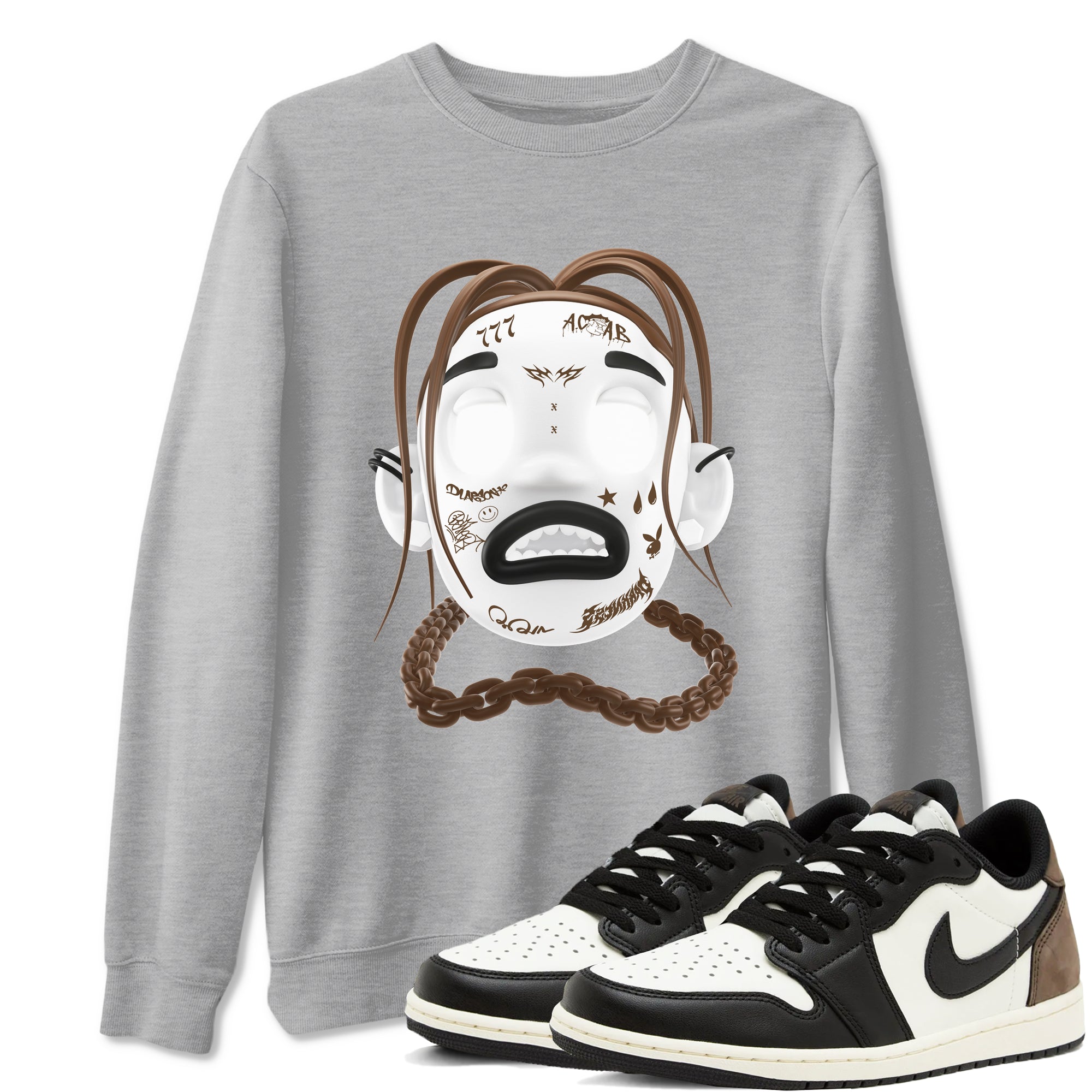 Goosebumps Boy snkmatch Tees - Air Jordan 1 Mocha