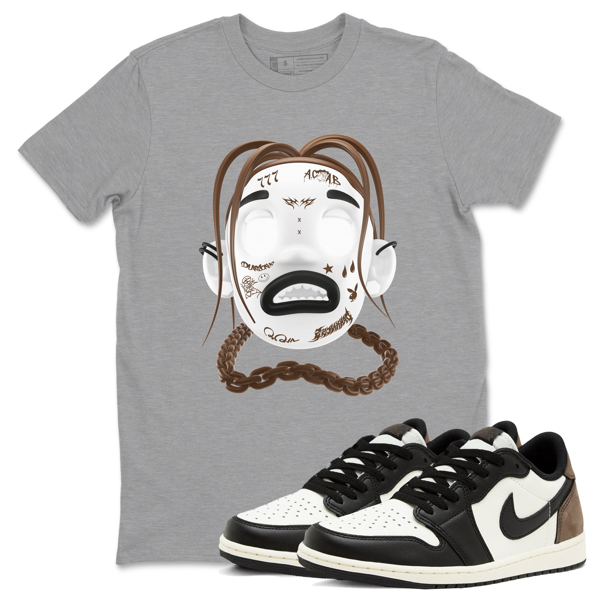 Goosebumps Boy snkmatch Tees - Air Jordan 1 Mocha