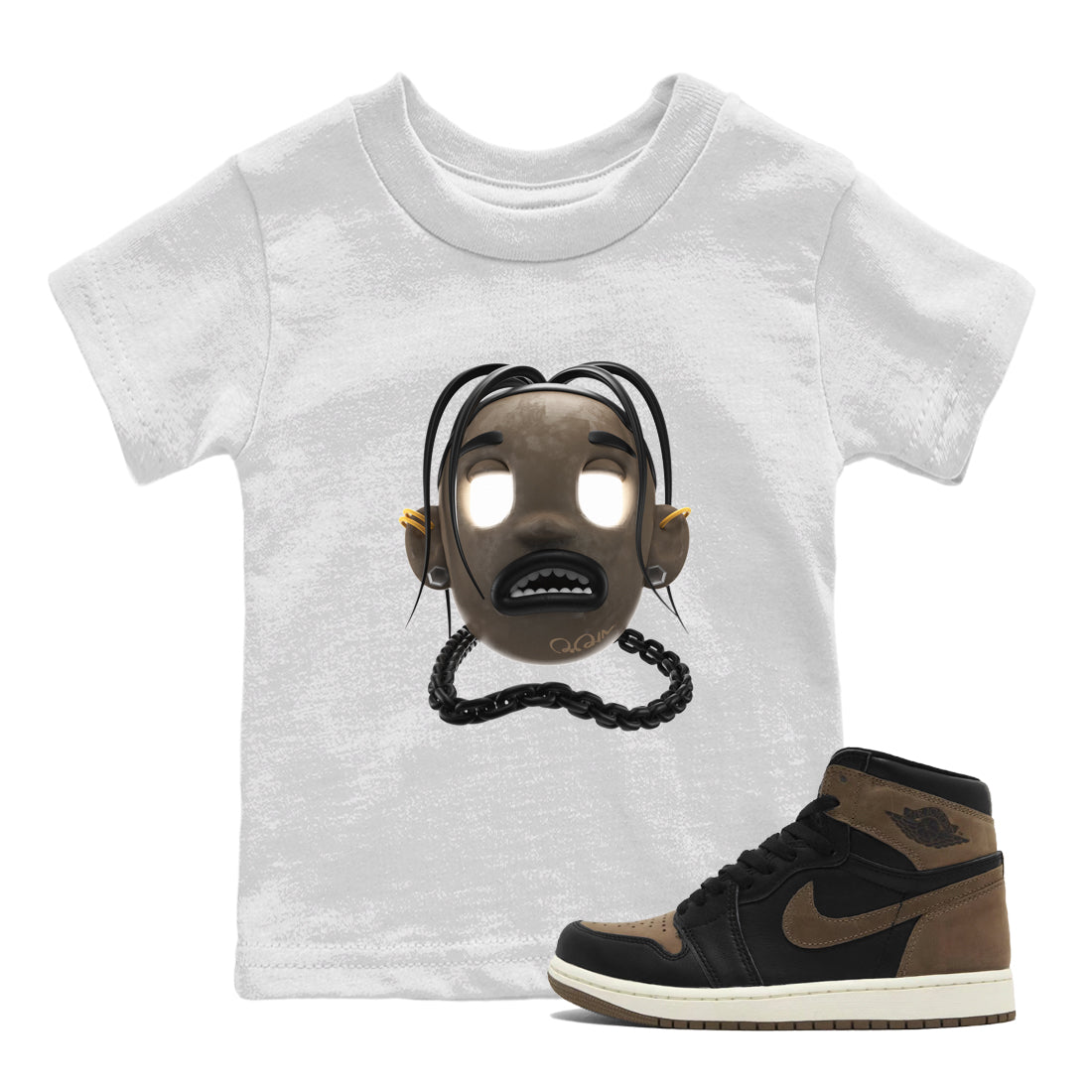 Goosebumps Boy snkmatch Tee Kids - Air Jordan 1 Palomino