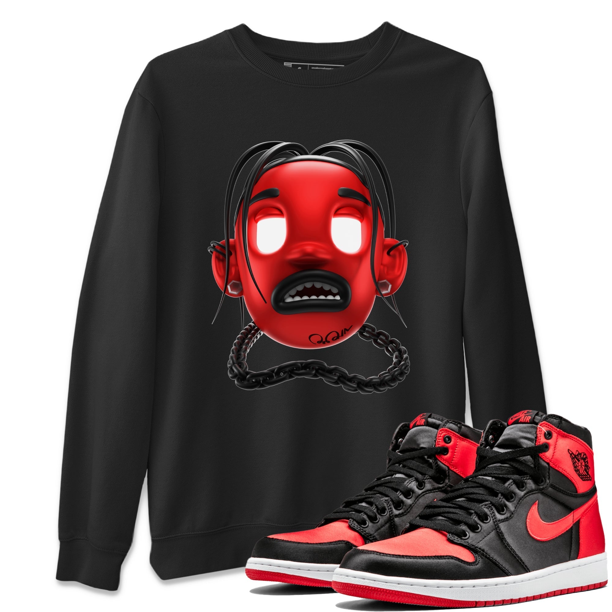 Goosebumps Boy Unisex Tops - Air Jordan 1 Satin Bred