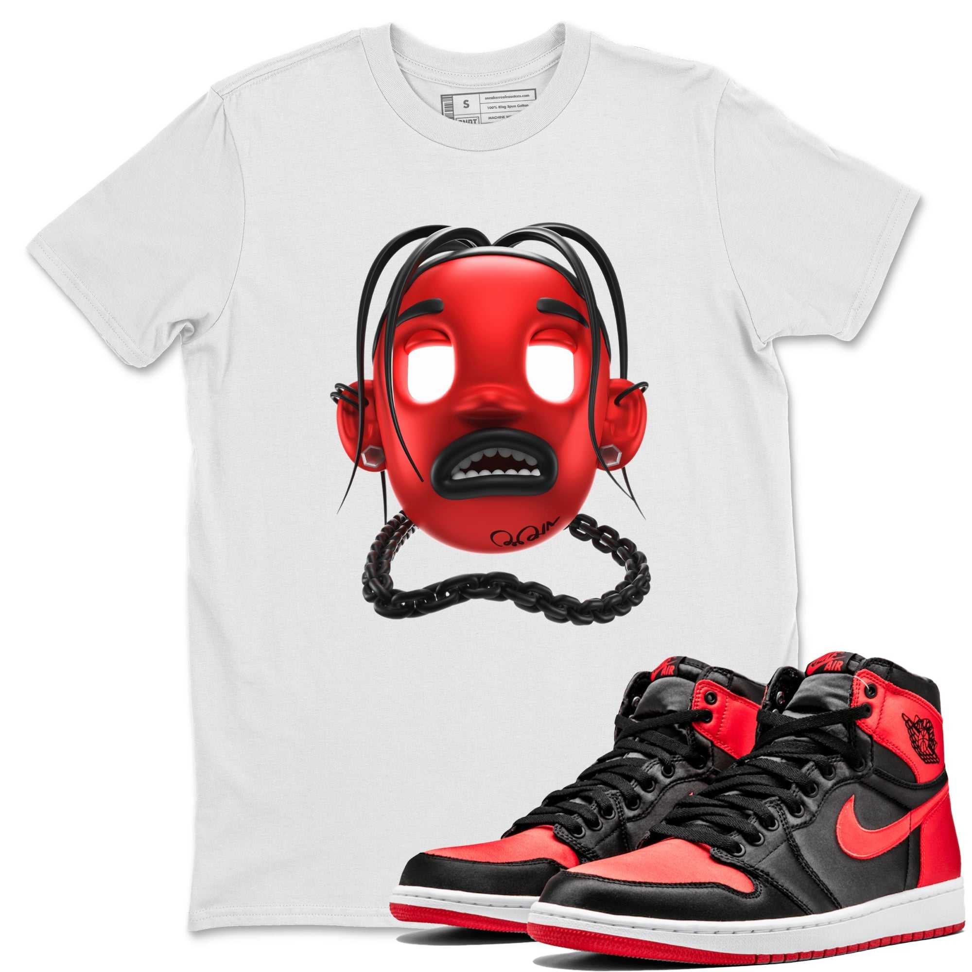 Goosebumps Boy Unisex Tops - Air Jordan 1 Satin Bred