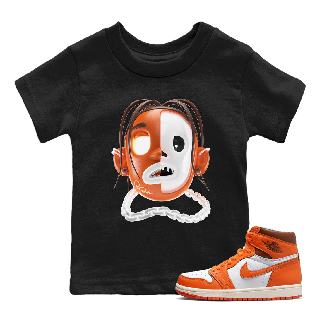 Goosebumps Boy snkmatch Tee Kids - Air Jordan 1 Starfish