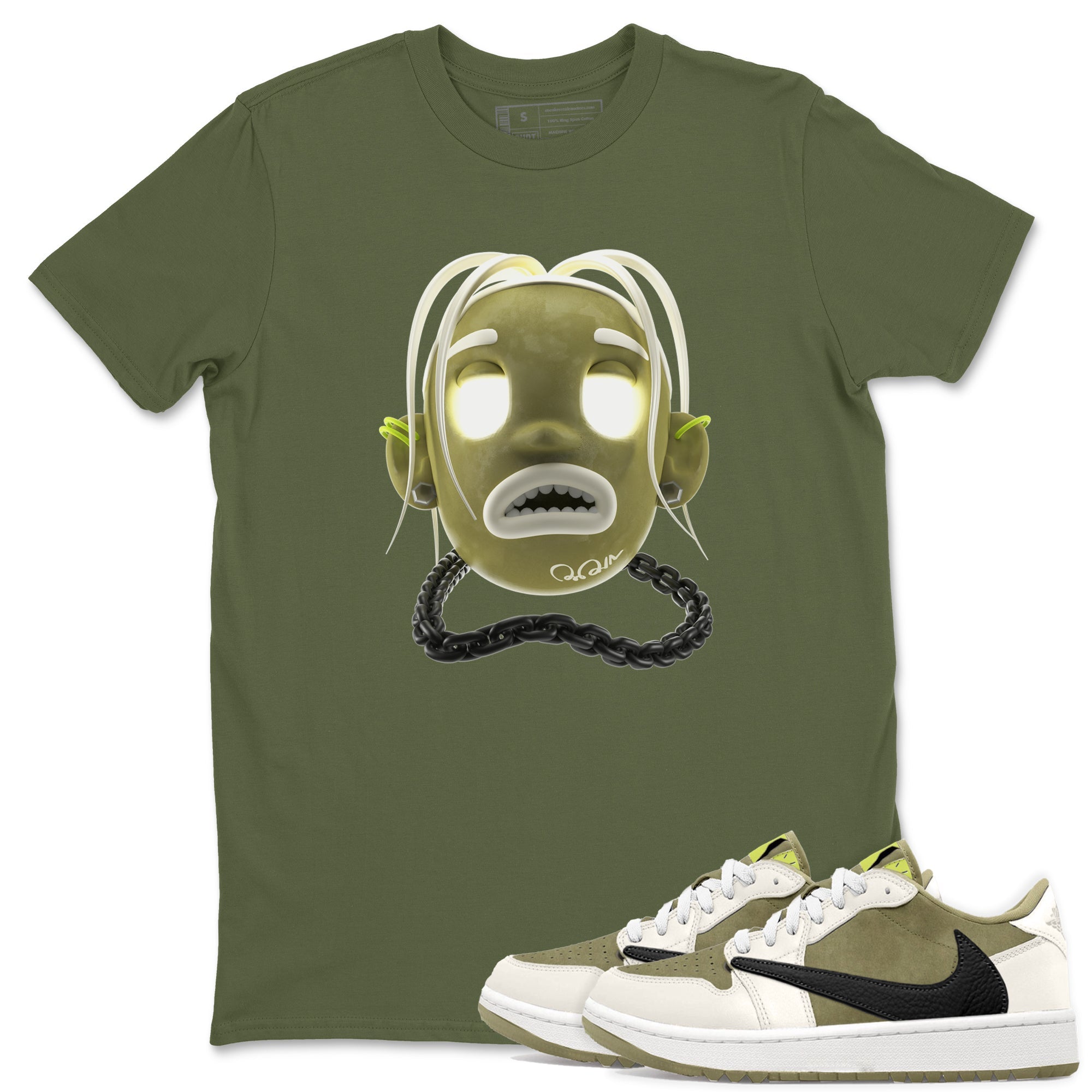 Goosebumps Boy snkmatch Tee - Air Jordan 1 Travis Scott Golf