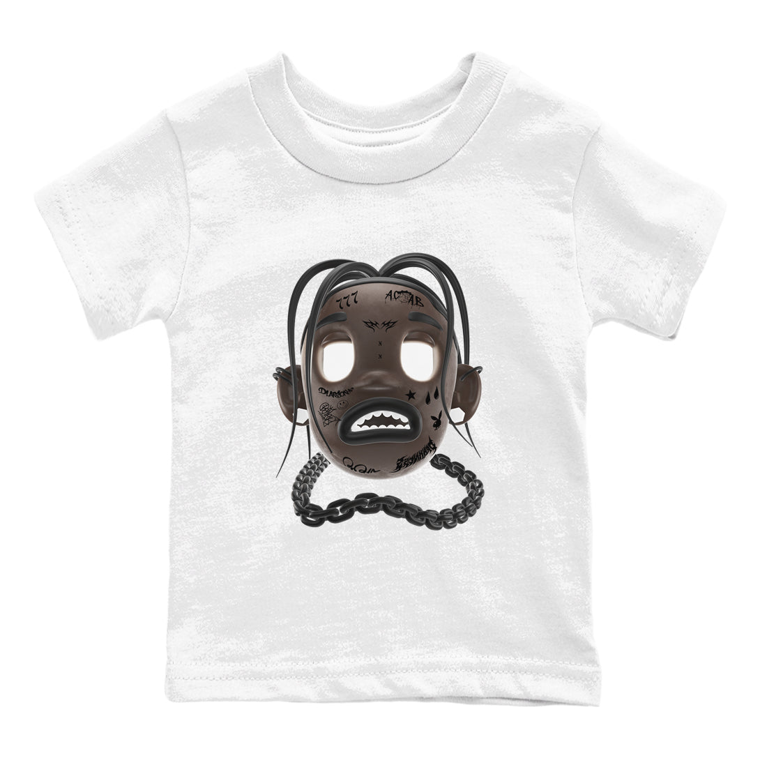 Goosebumps Boy snkmatch Tees Kids - Air Jordan 1 Travis Scott Velvet Brown