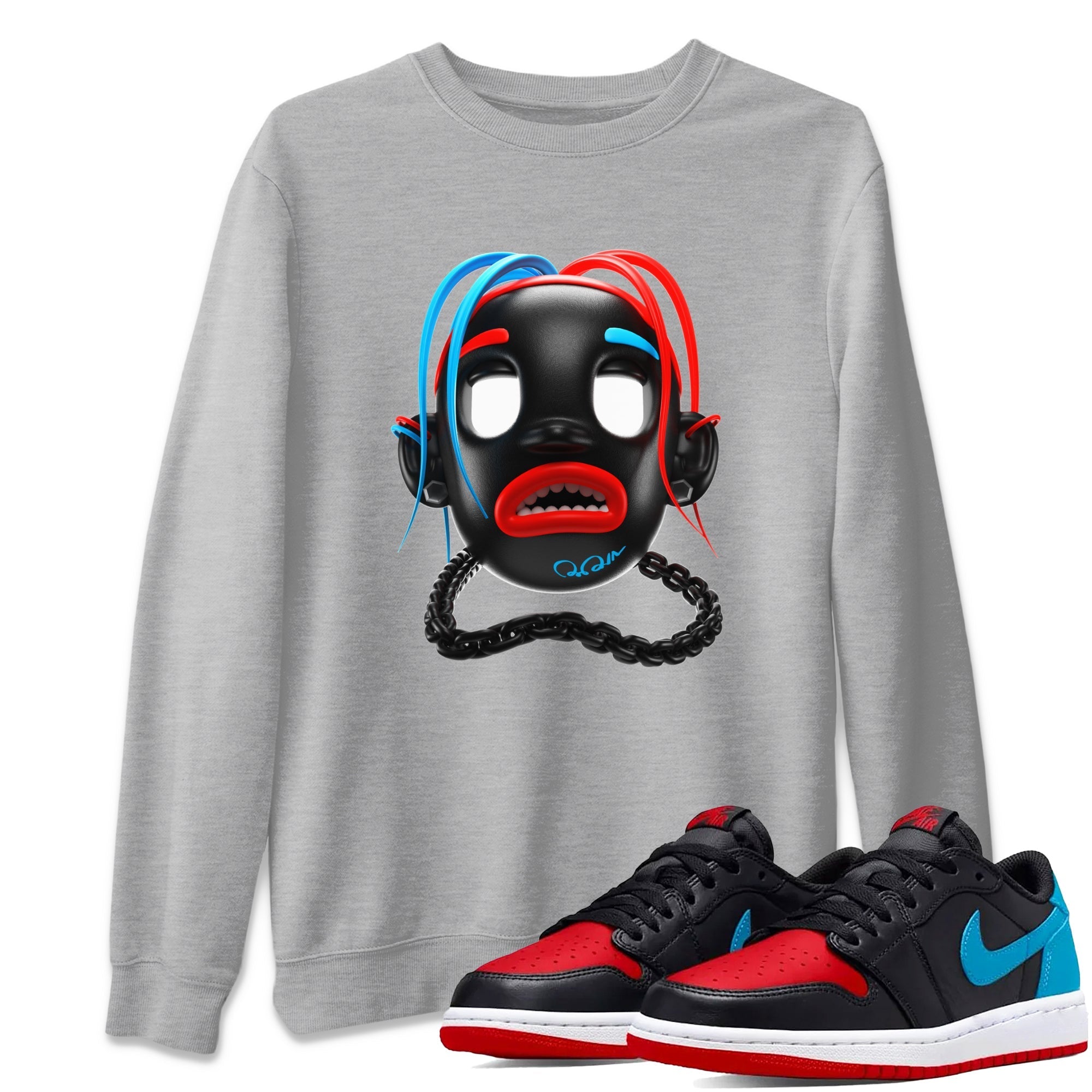 Goosebumps Boy Unisex Tops - Air Jordan 1 UNC to Chicago