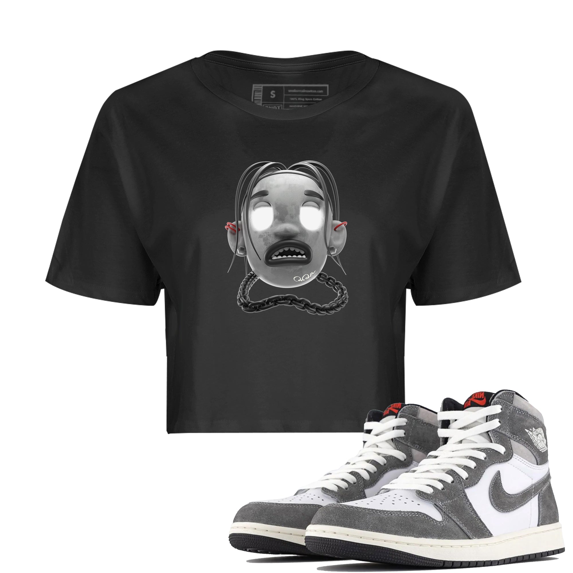 Goosebumps Boy Women's Tops - Air Jordan 1 Washed Heritage