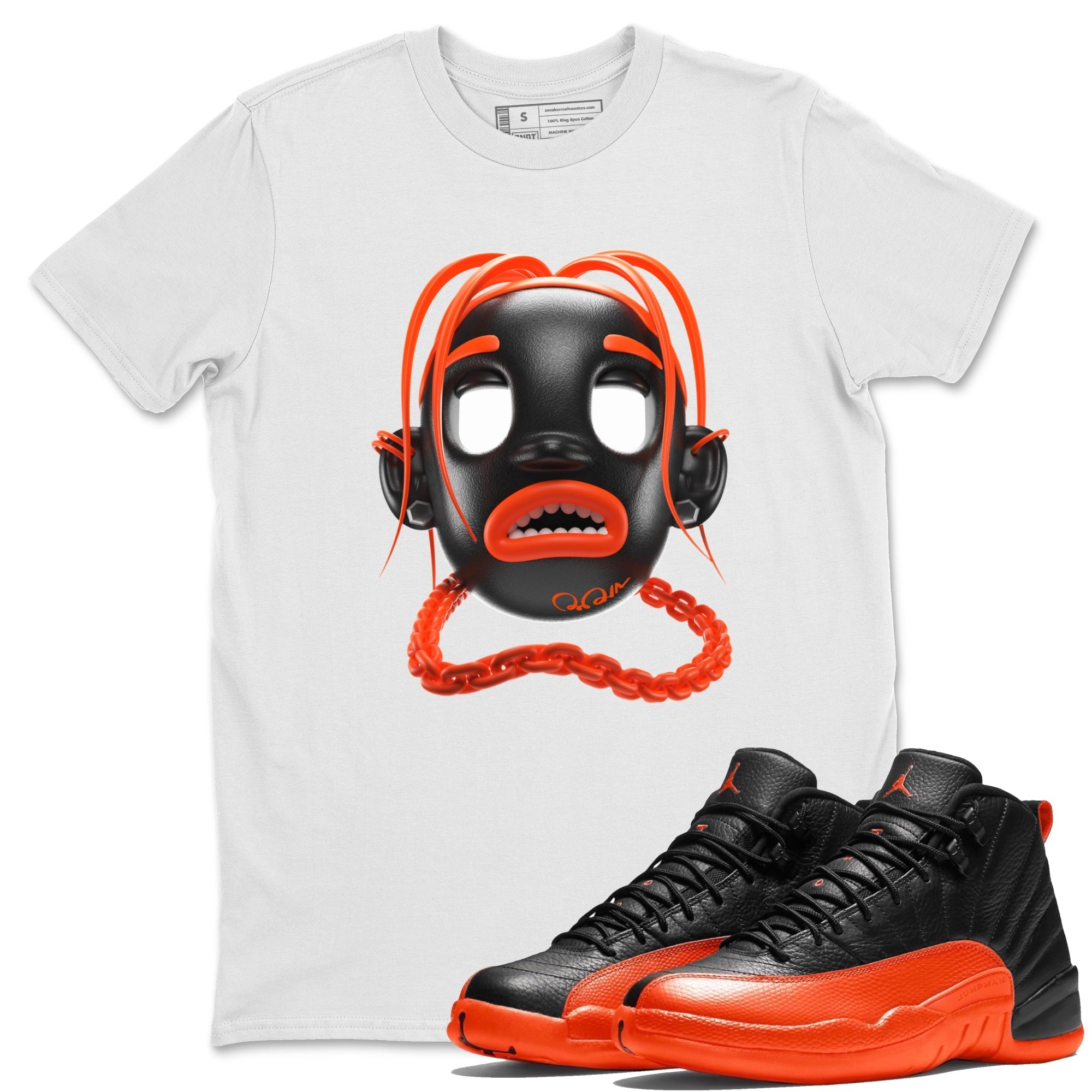 Goosebumps Boy Unisex Tops - Air Jordan 12 Brilliant Orange