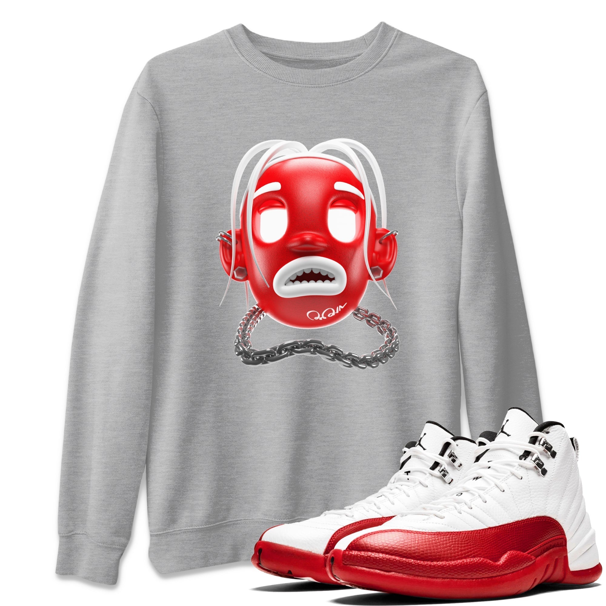 Goosebumps Boy Unisex Tops - Air Jordan 12 Cherry